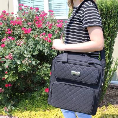 Everything Mary Black Scrapbook Craft Storage Organizer Case