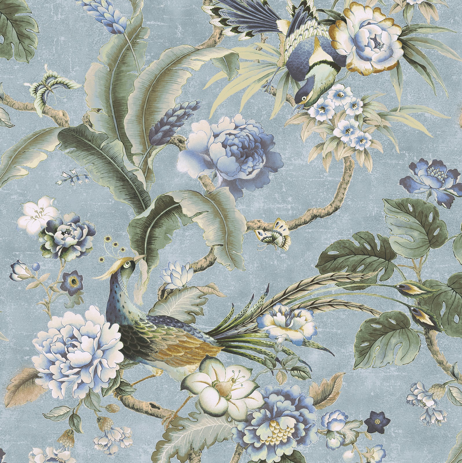 Surface Style Passerine Pavilion Peel &#x26; Stick Wallpaper