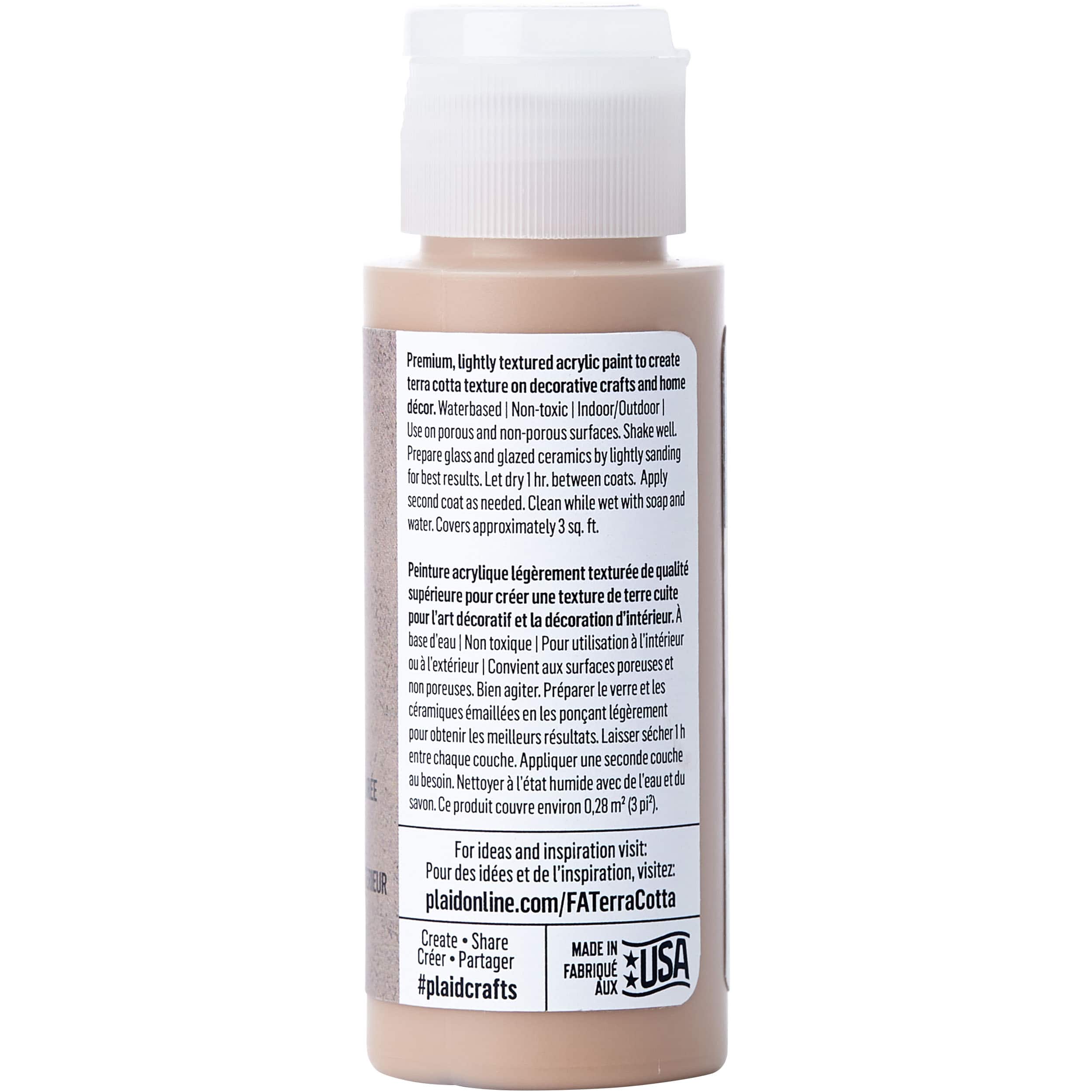 12 Pack: FolkArt® Terra Cotta™ Lightly Textured Acrylic Paint