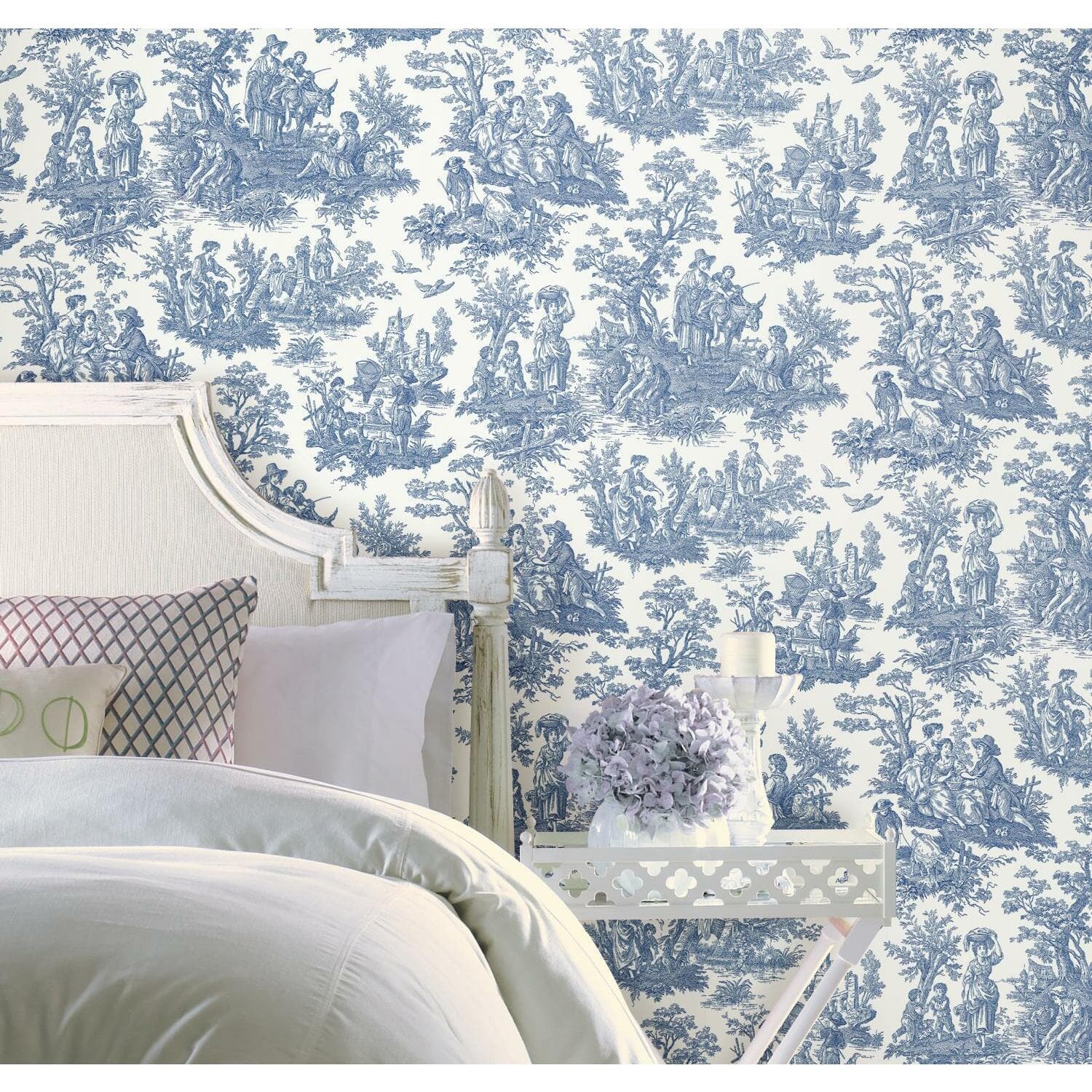 RoomMates Country Life Toile Peel &#x26; Stick Wallpaper