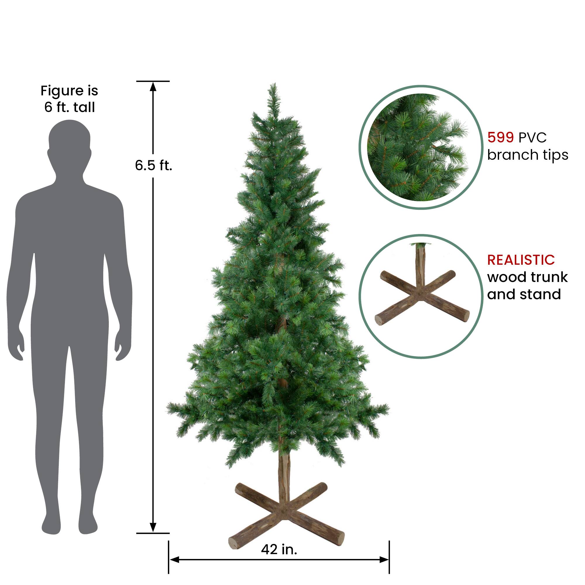 6.5ft. Unlit Royal Alpine Artificial Christmas Tree 