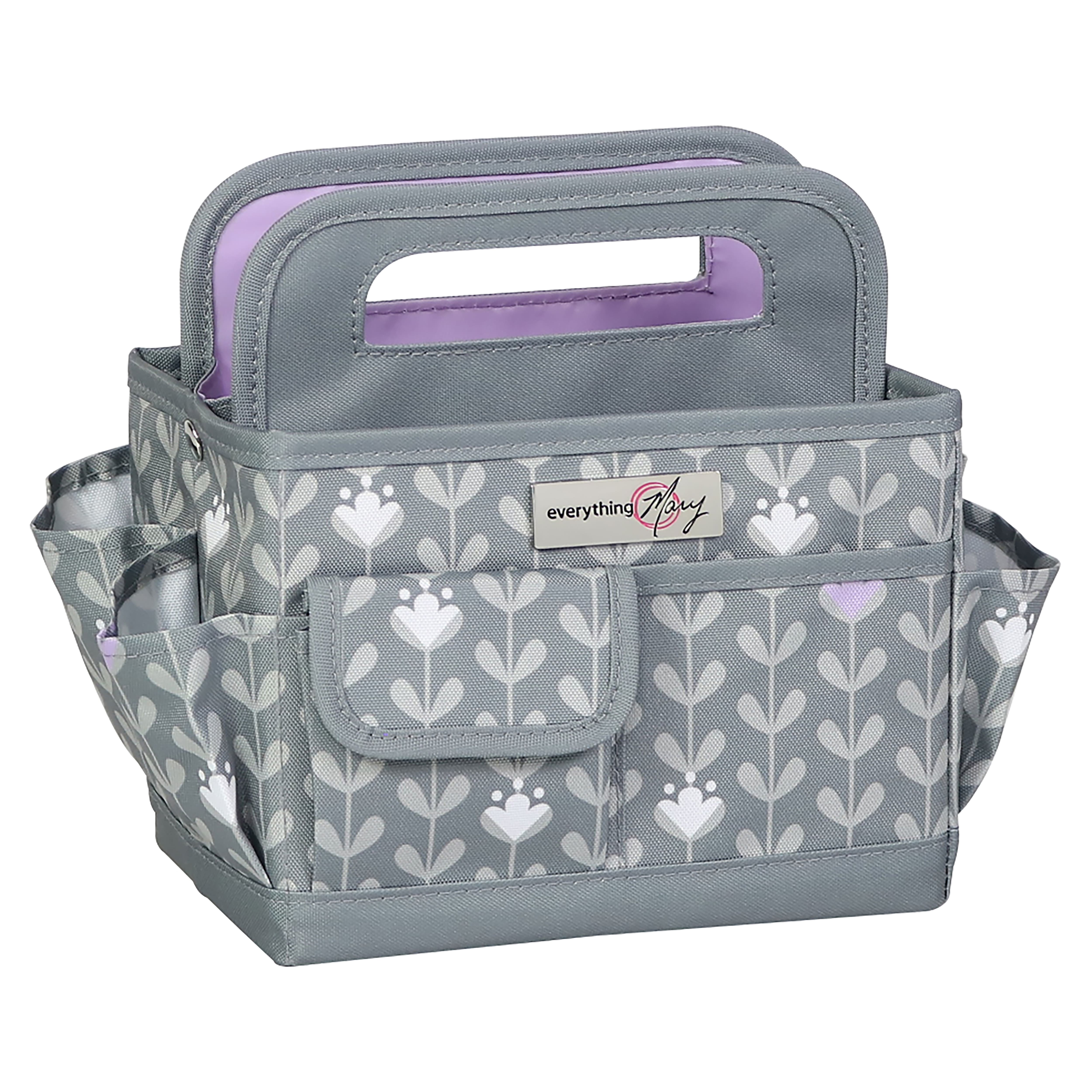 Everything Mary Purple &#x26; Gray Craft Caddy