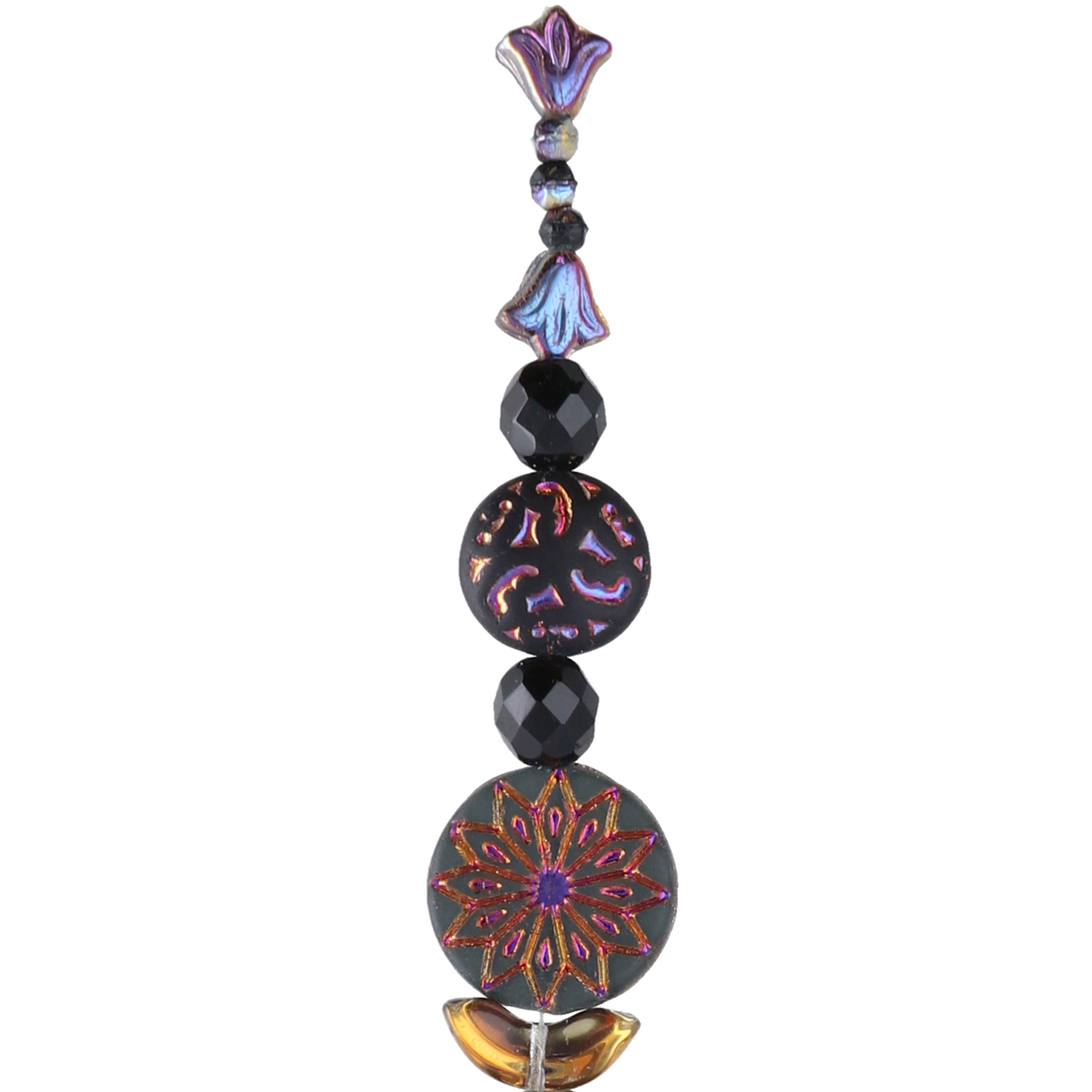 6 Pack: Metallic Sunburst Czech Glass Bead Mix by Bead Landing™