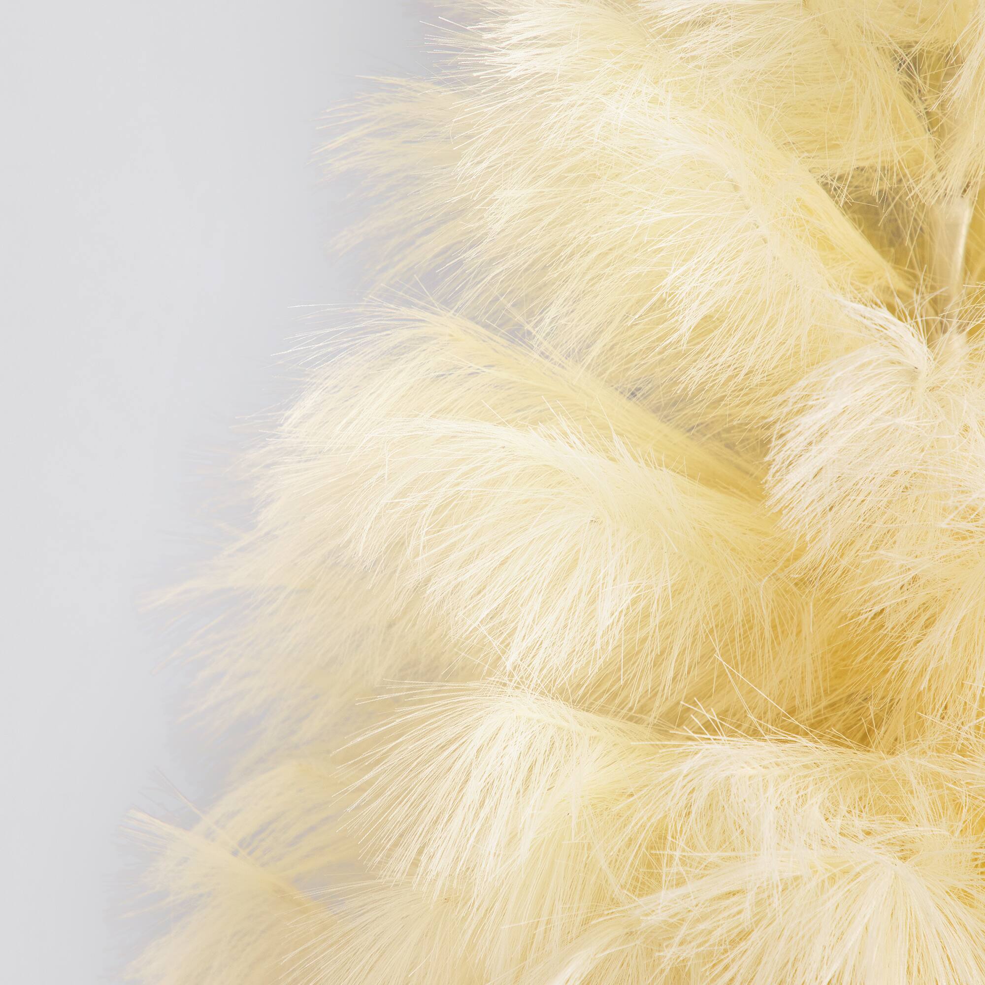 4ft. Unlit Off-White Pampas Grass Artificial Christmas Tree