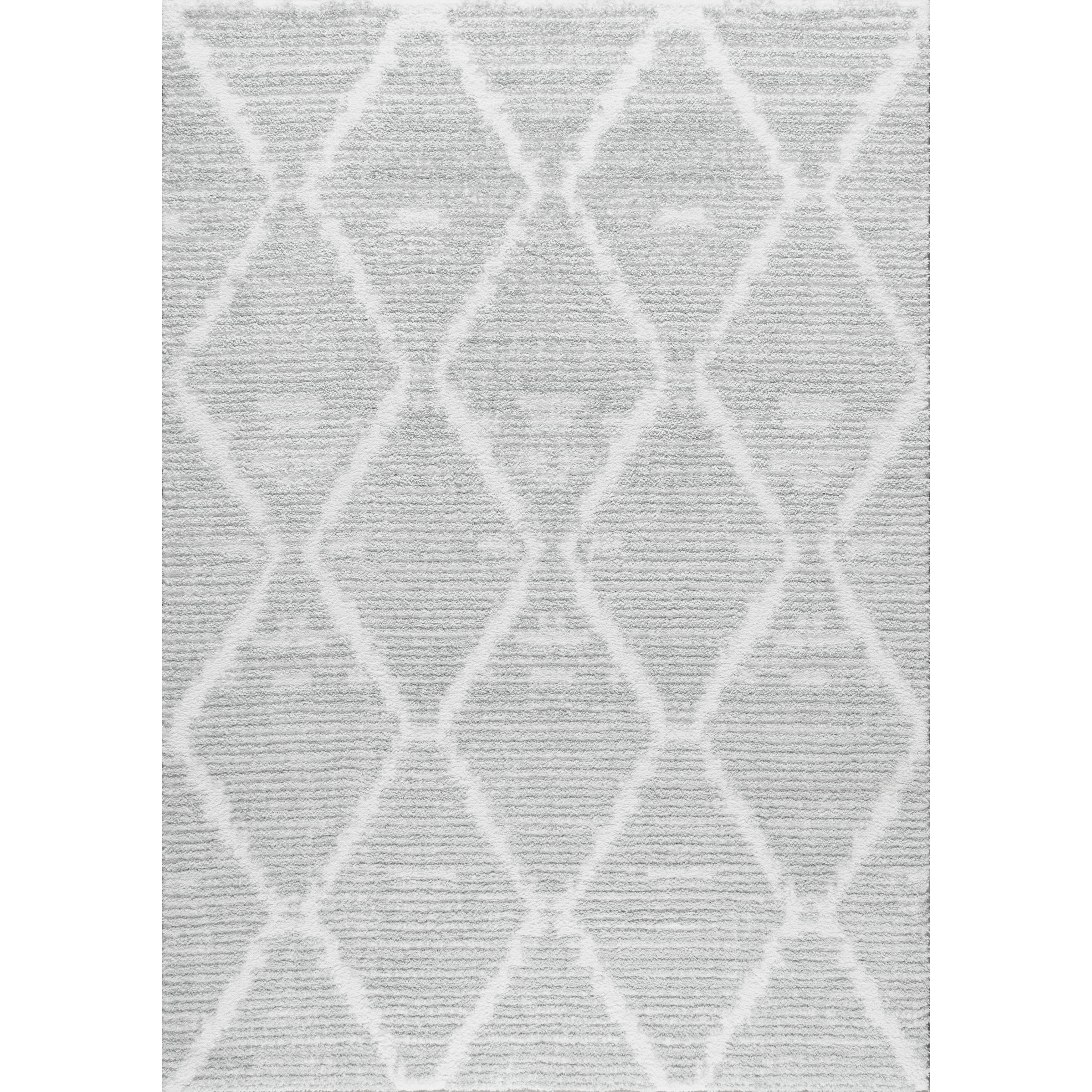 5ft. x 7ft. Gray Diamond Trellis Area Rug by Ashland®