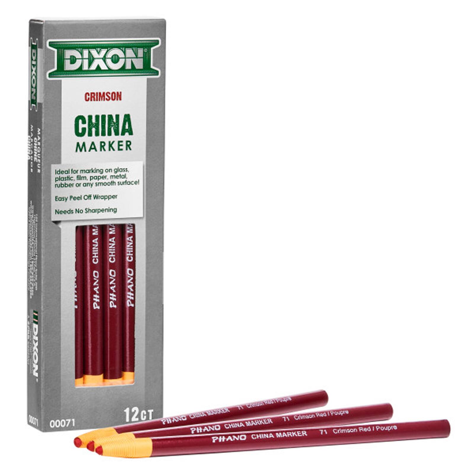 Dixon&#xAE; Phano China Markers, 2 Packs of 12
