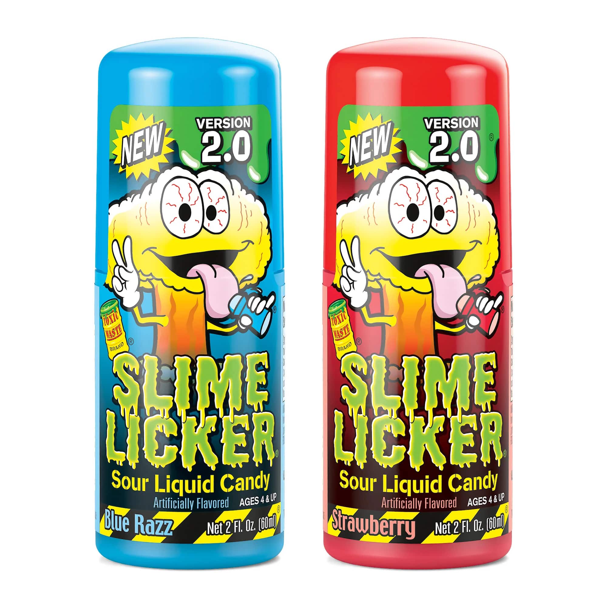 Assorted Toxic Waste Slime Licker 2.0 Sour Liquid Candy, 1pc.