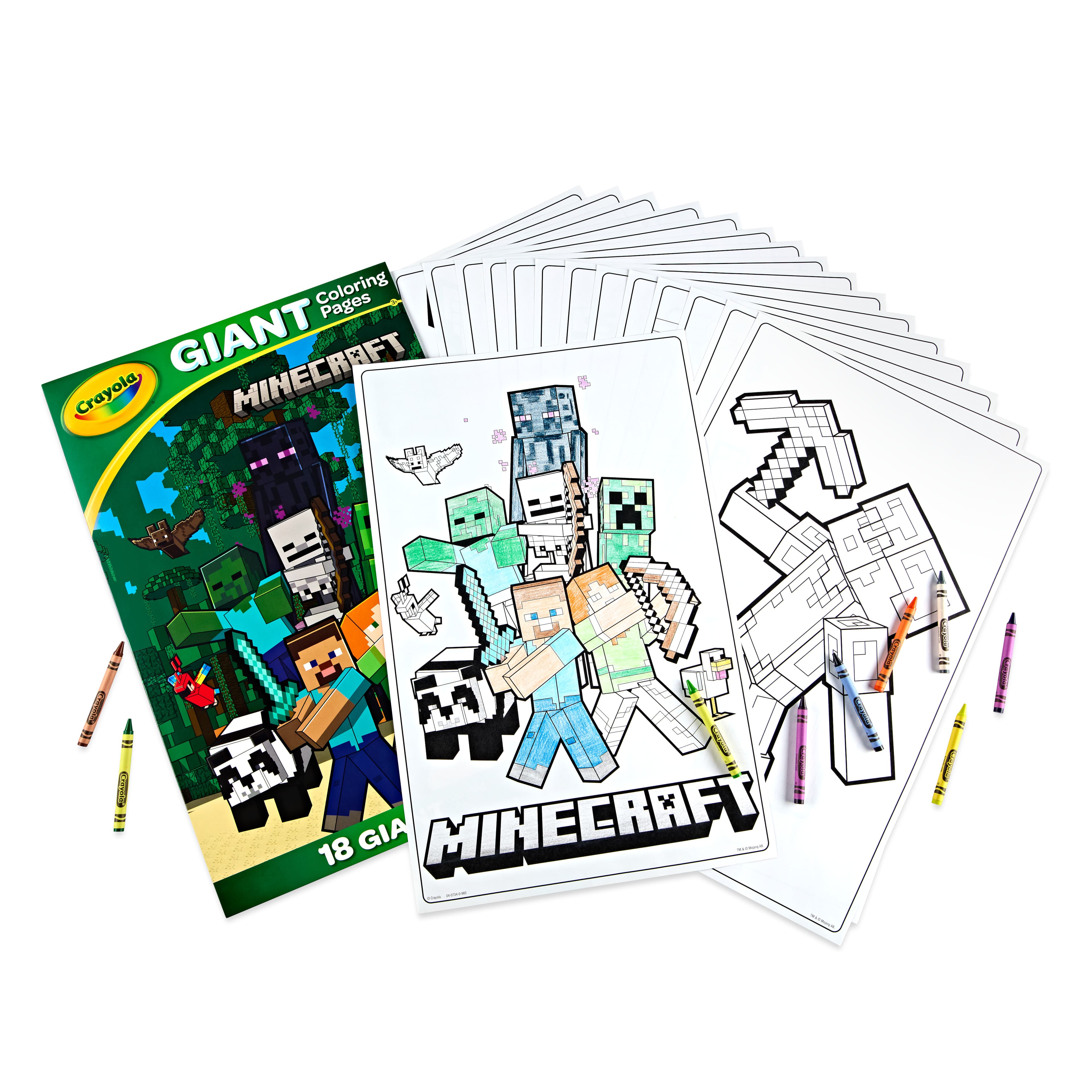 Crayola&#xAE; Minecraft Giant Coloring Pages