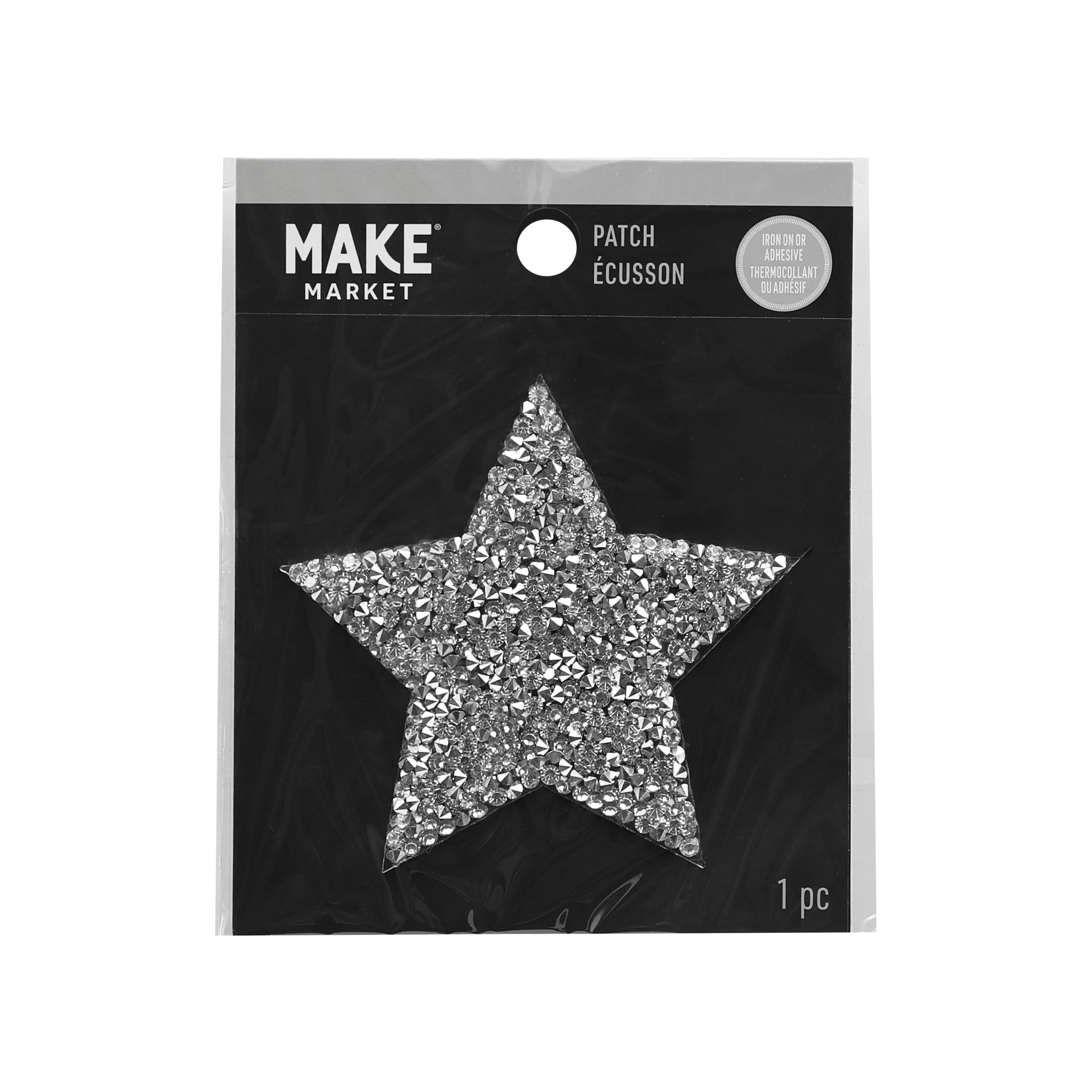 3&#x22; Crystal Star Iron On Patch by Make Market&#xAE;