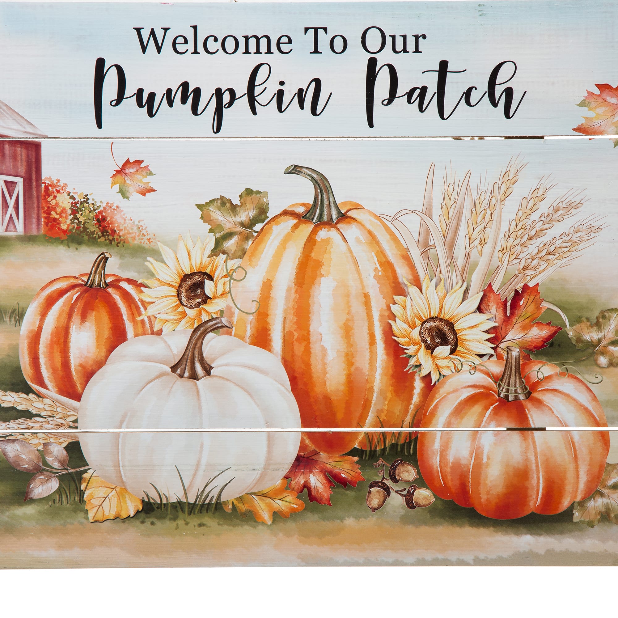 Glitzhome® Fall Wooden Pumpkin Patch Wall Sign | Michaels