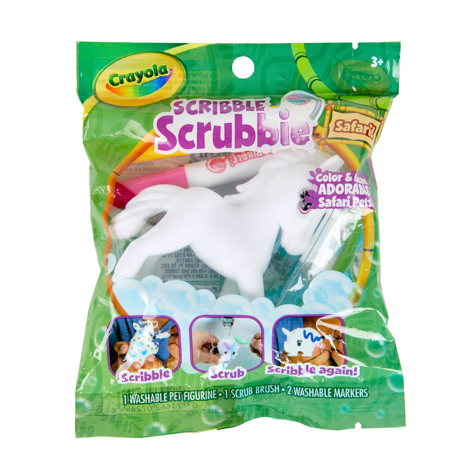 12 Pack: Assorted Crayola&#xAE; Scribble Scrubbie&#x2122; Safari