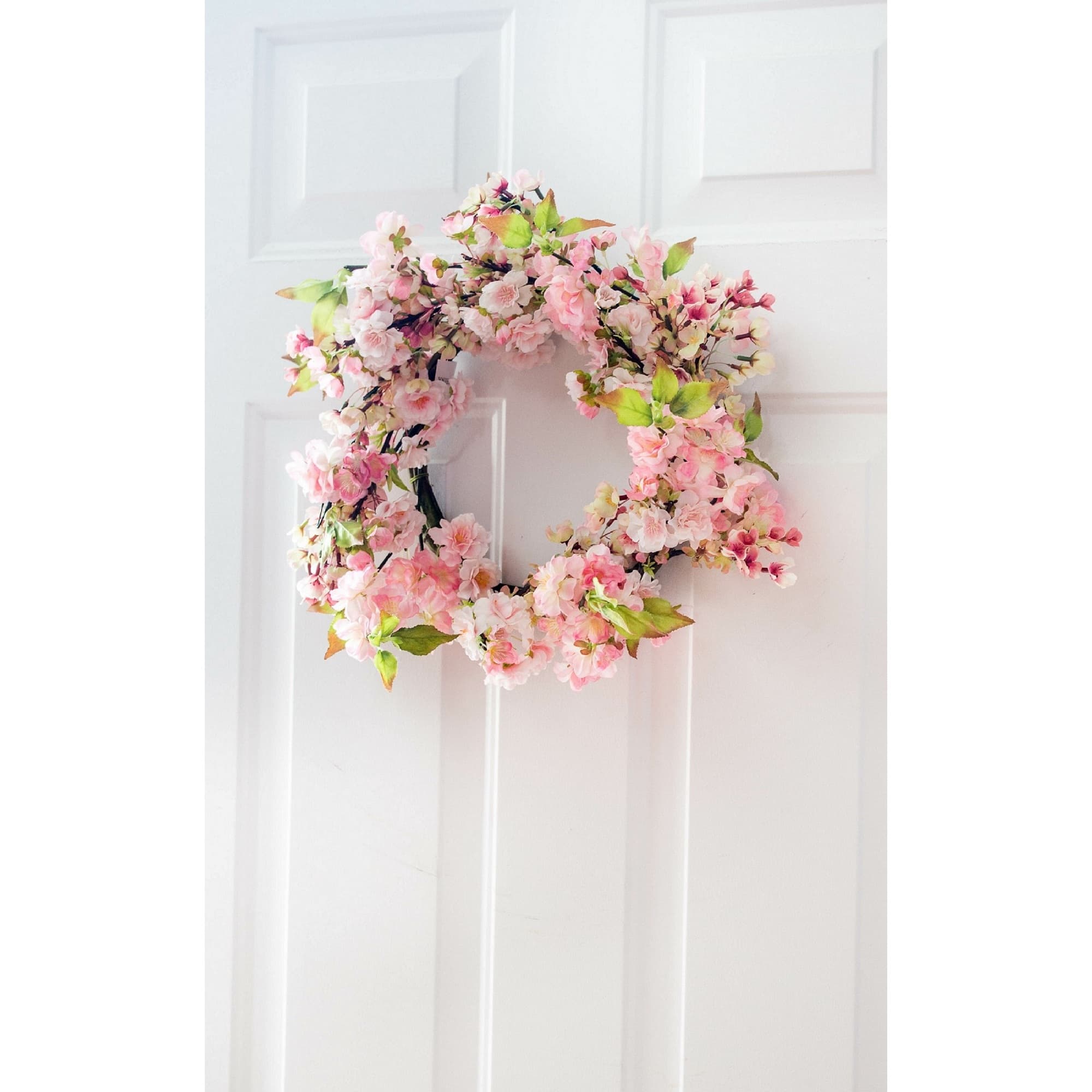 24&#x22; Pink Cherry Blossom Wreath