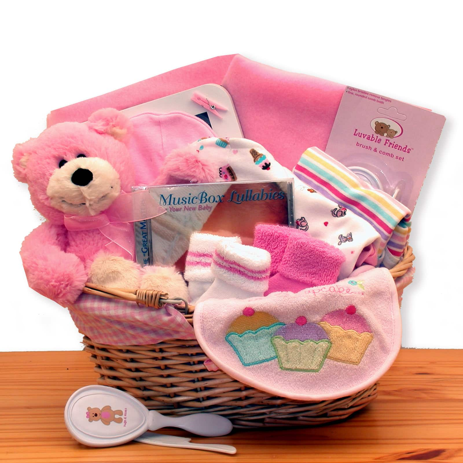 Deluxe Baby Girl Gift Basket