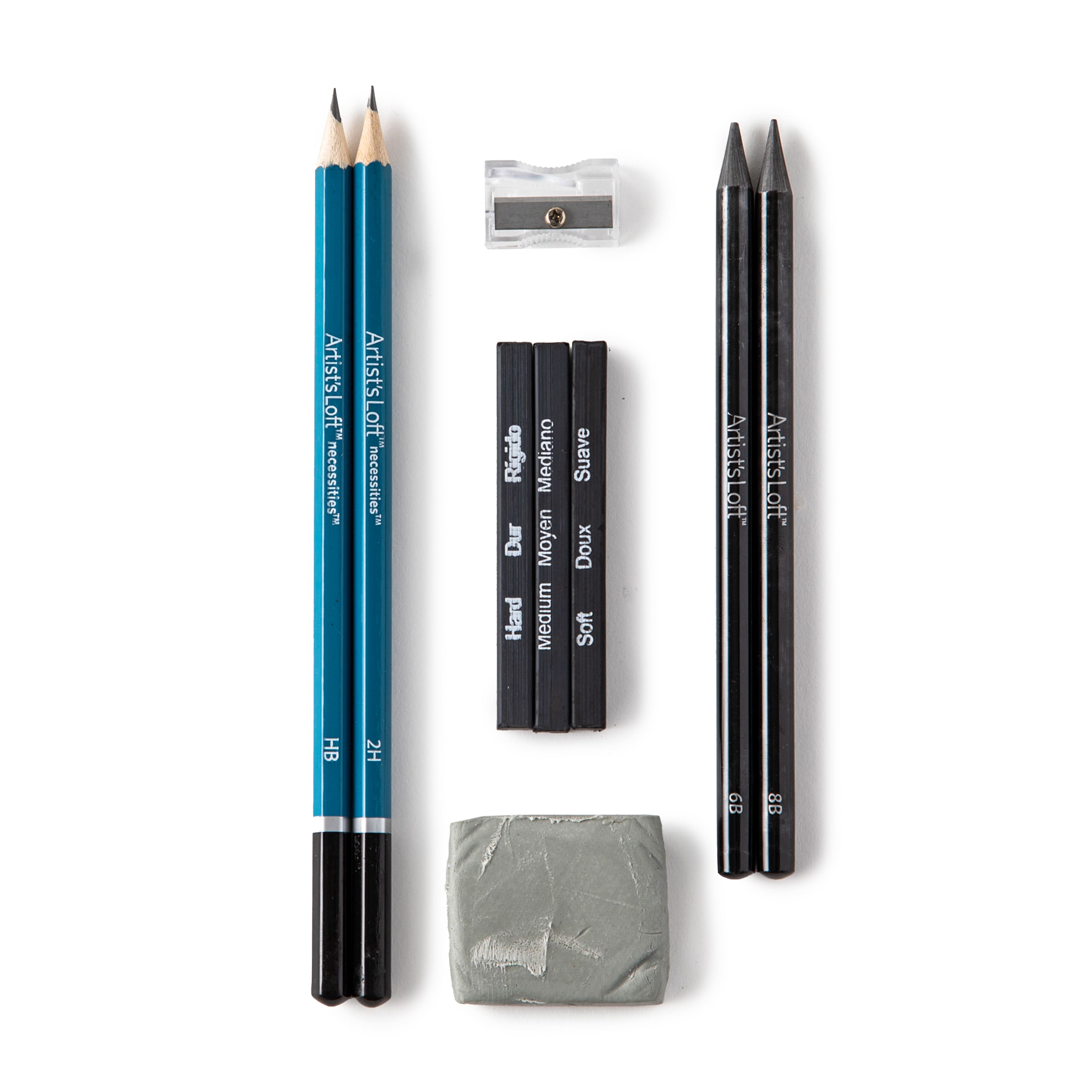 Ensemble de crayons graphite d’Artist’s Loft