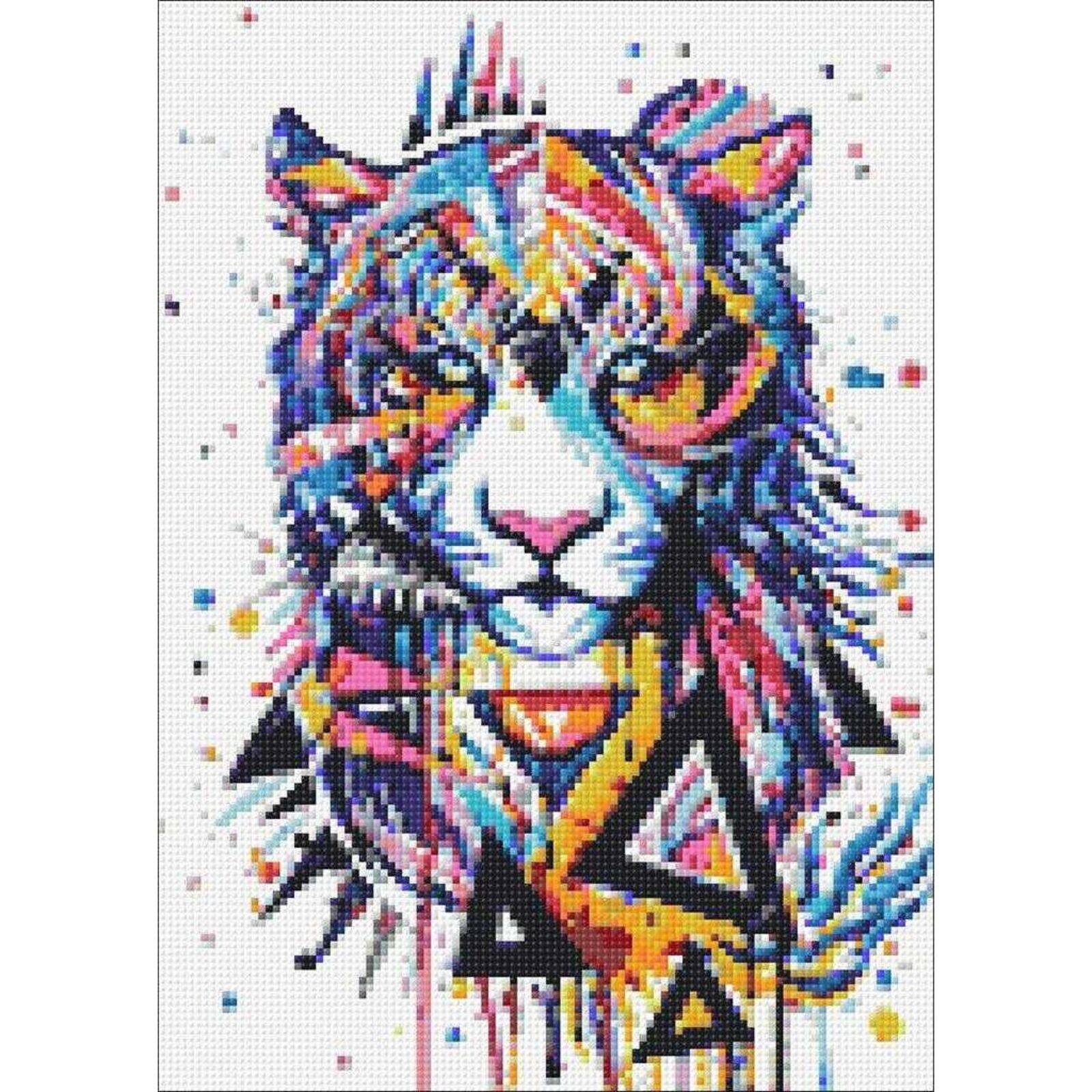 Wizardi Magic Tiger Diamond Painting Kit