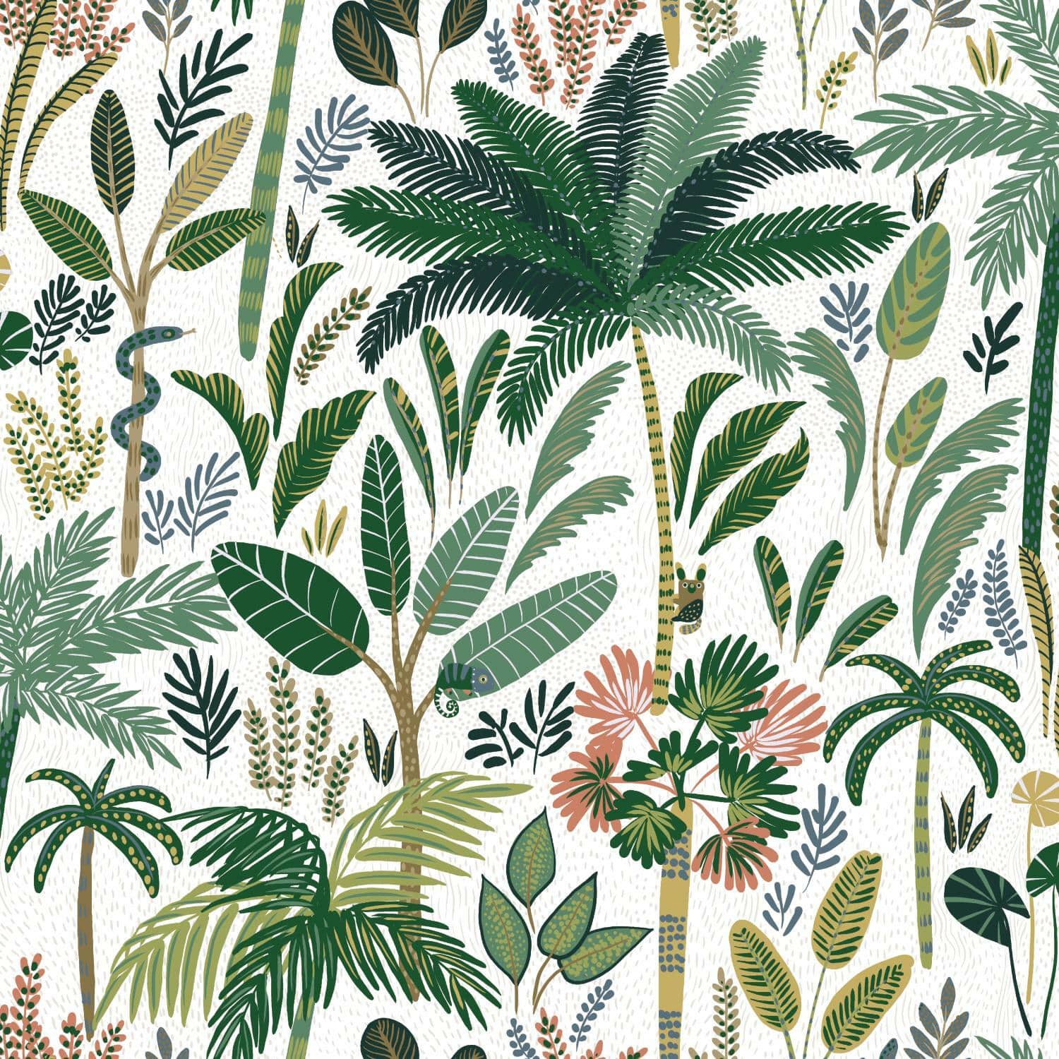 RoomMates Tropical Eden Peel &#x26; Stick Wallpaper