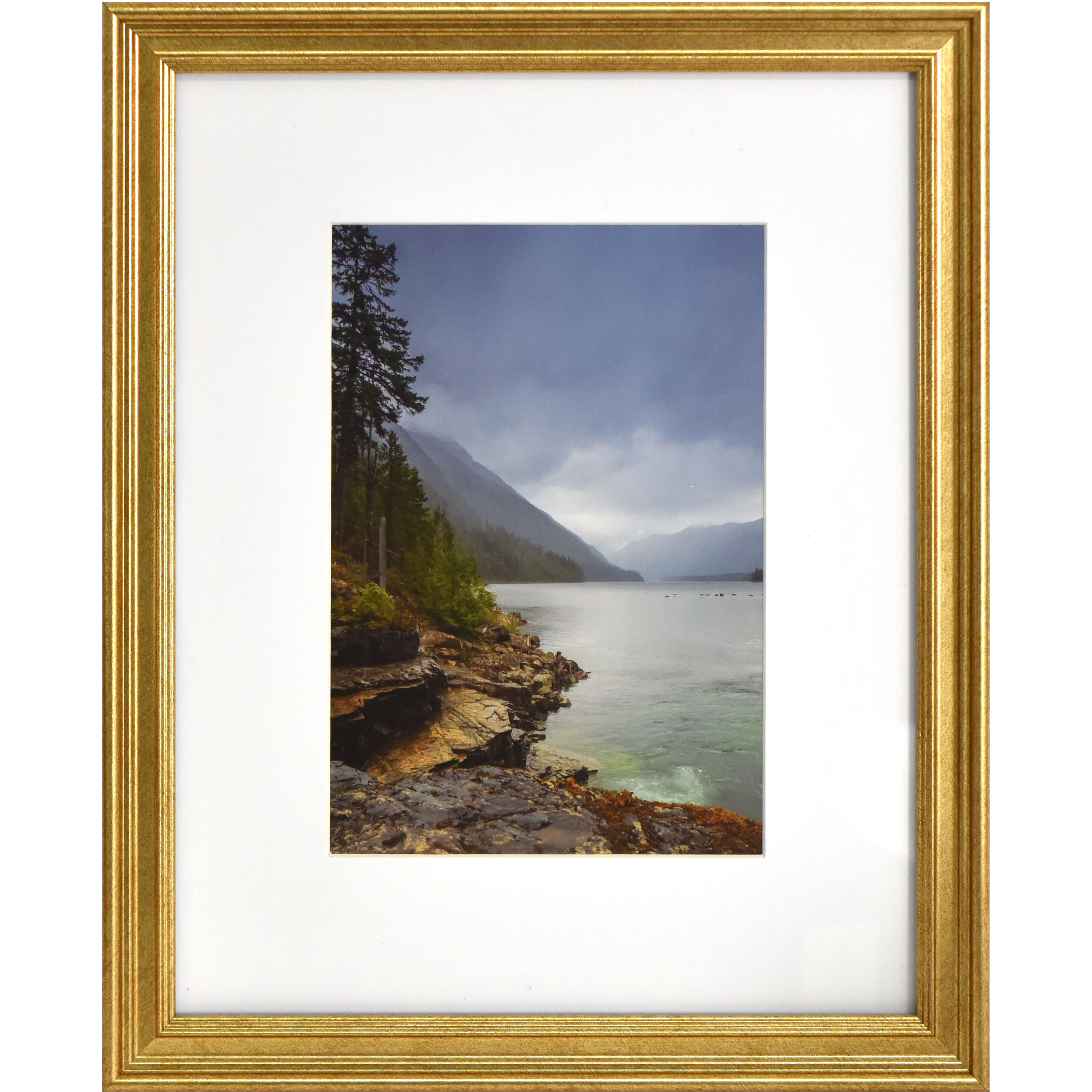 3 Pack Gallery&#x2122; Gold Frame with Mat by Studio D&#xE9;cor&#xAE;