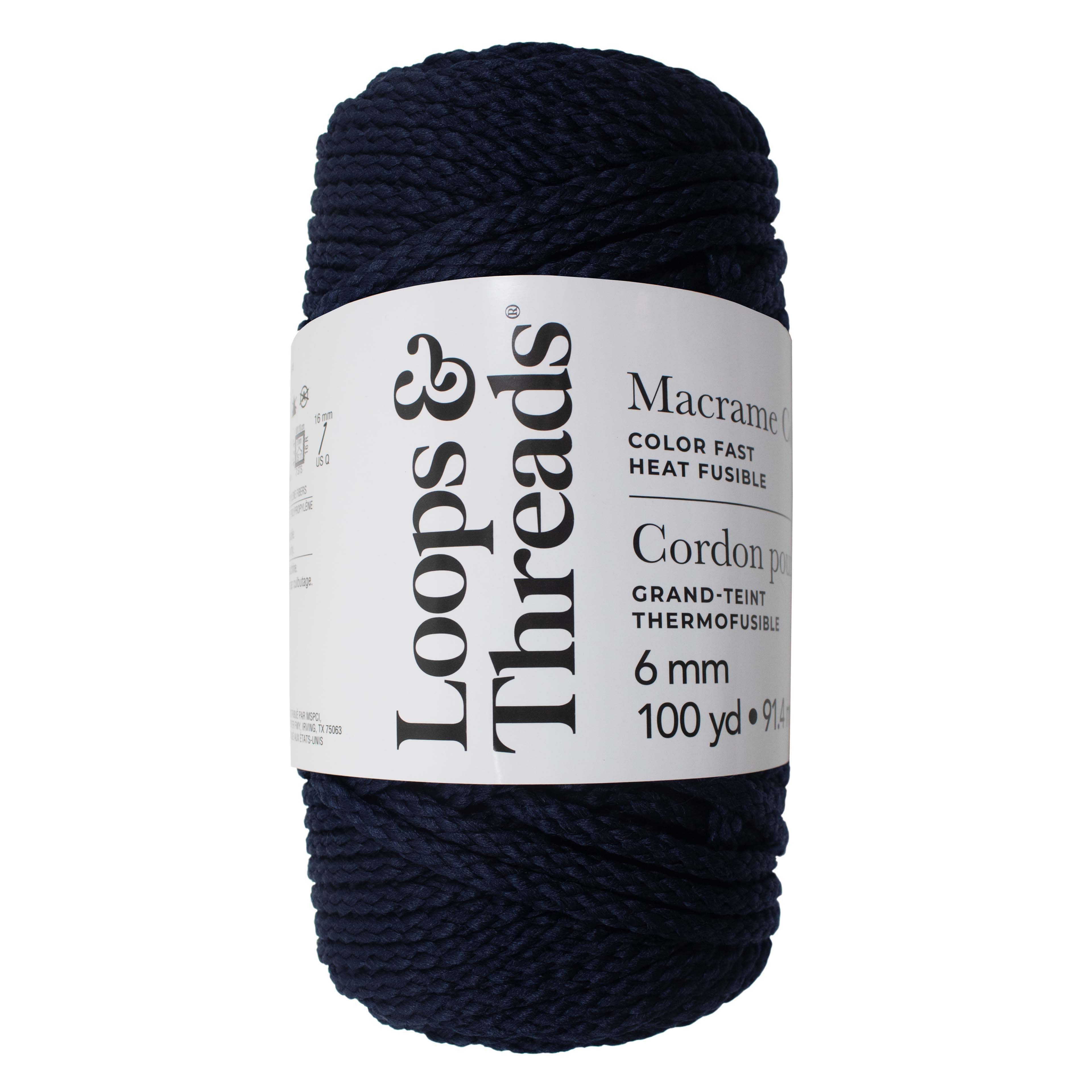 6mm Heat Fusible Macramé Cord by Loops & Threads®