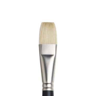 Winsor & Newton™ Artists' Oil Color Long Handle Flat Brush | Michaels
