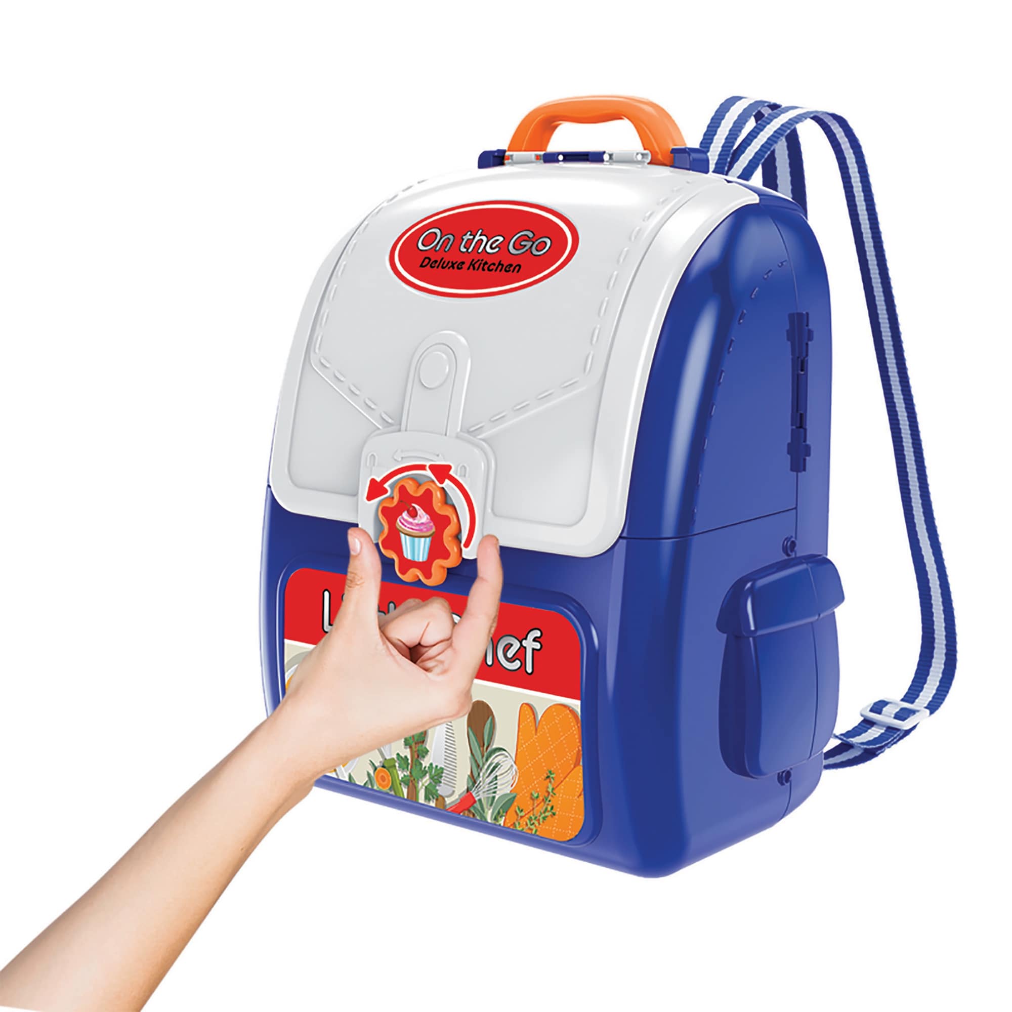 Kid Galaxy&#xAE; On the Go Backpack Pretend Cooking Play Set