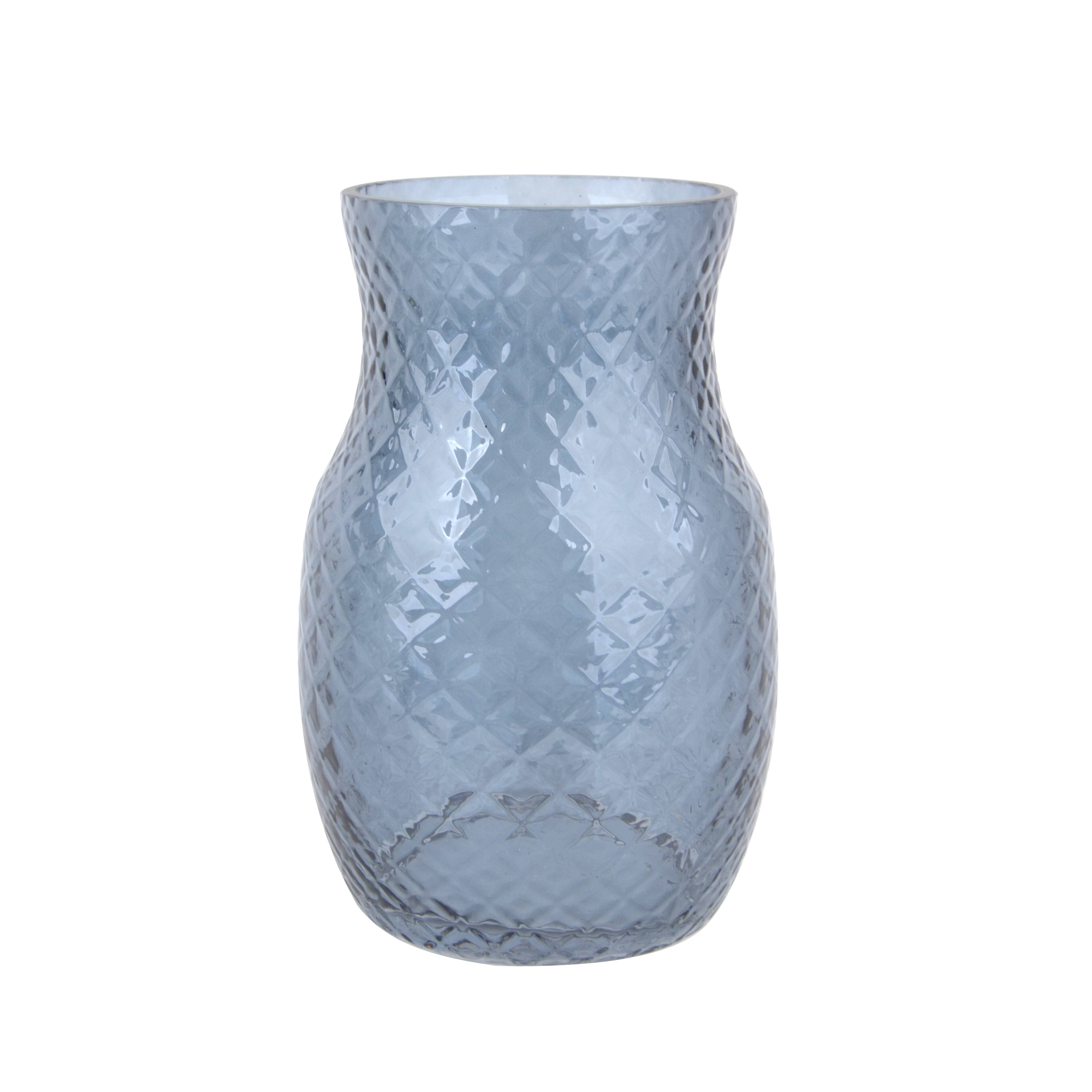 8" Diamond Pattern Glass Vase by Ashland®