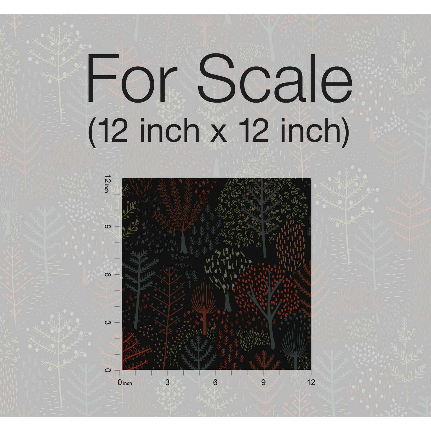 RoomMates Folklore Trees Peel & Stick Wallpaper