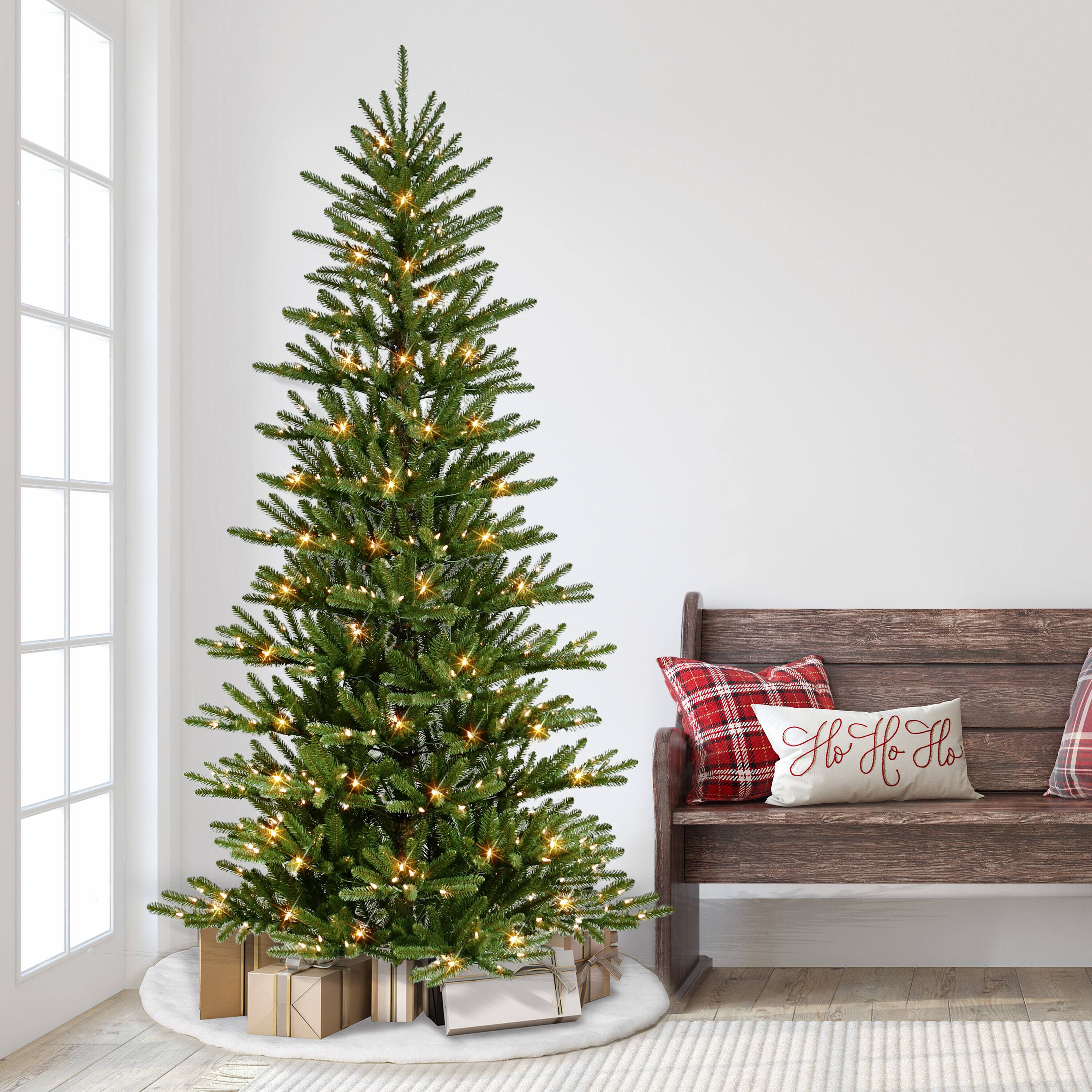 7.5ft. Pre-Lit Mountain View Spruce Artificial Christmas Tree
