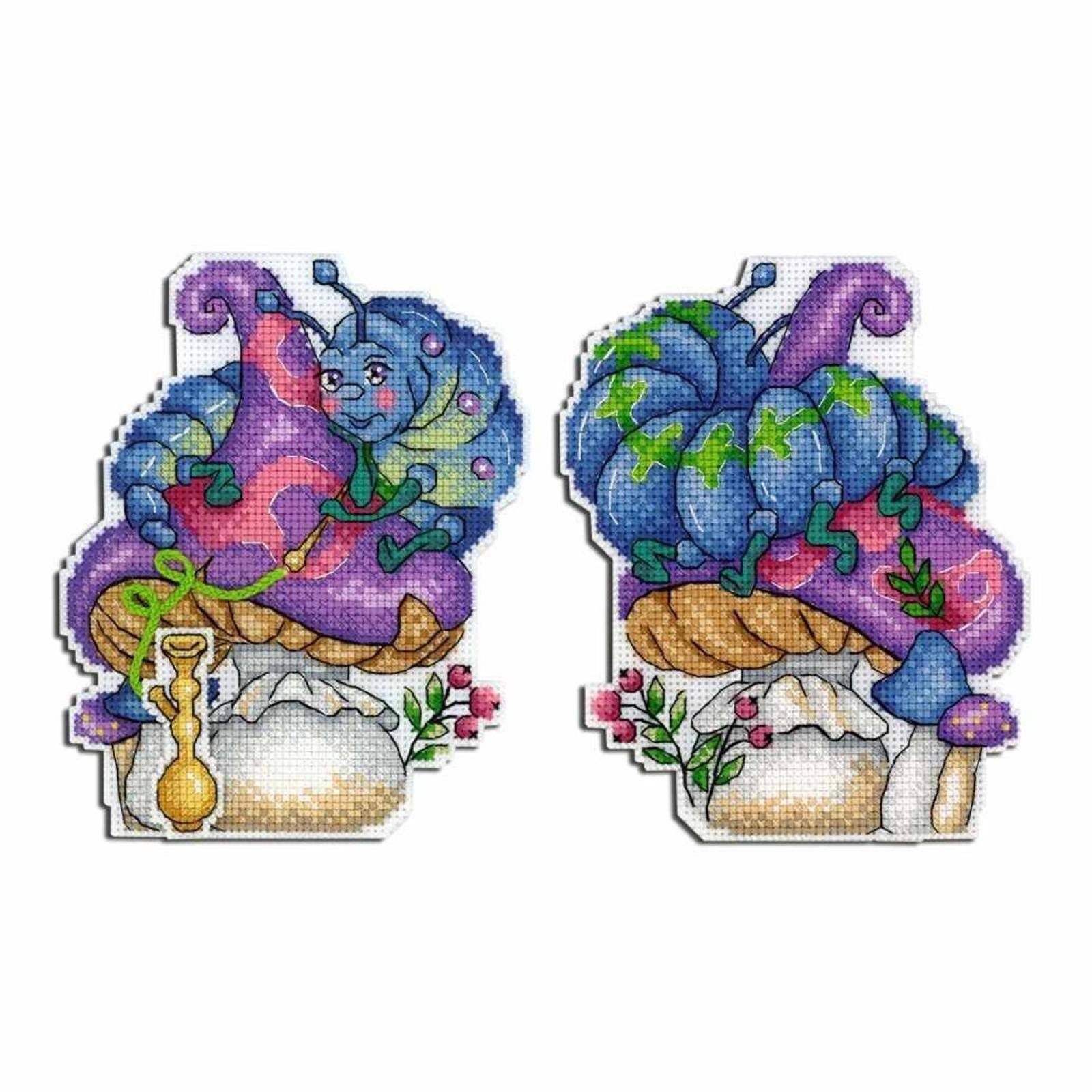 MP Studia Wise Caterpillar Plastic Canvas Counted Cross Stitch Kit