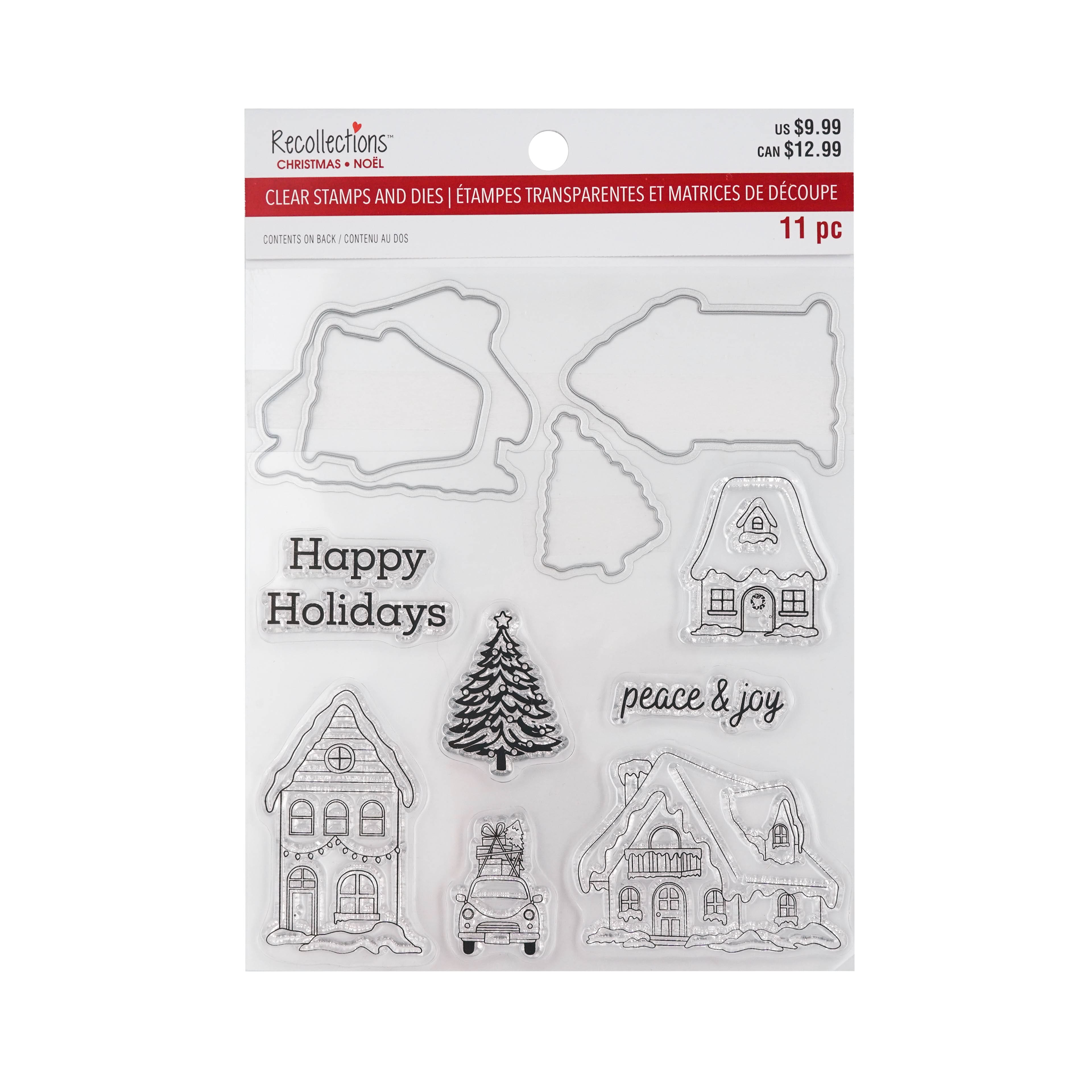 House Clear Stamp &#x26; Die Set by Recollections&#x2122;