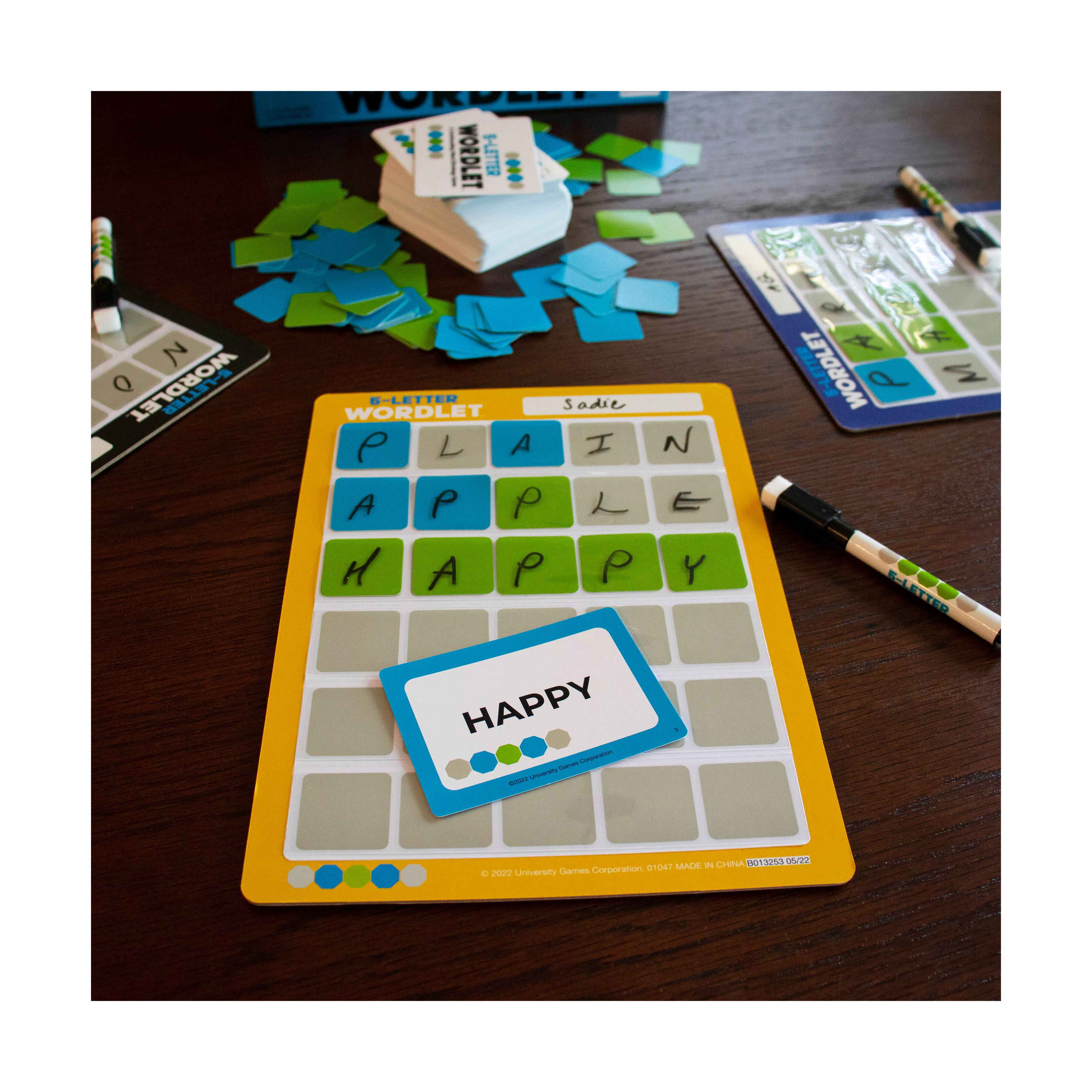 5-Letter Wordlet™: A Confounding Word Strategy Game