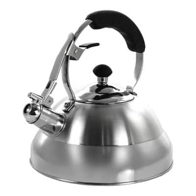 Glass Whistling Teakettle, Brewing Coffee and Tea - Lehman's