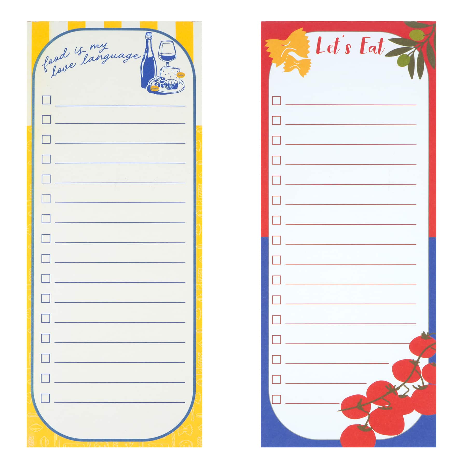 Assorted 3" x 8.5" Food Notepad, 1pc. by Fab Finds