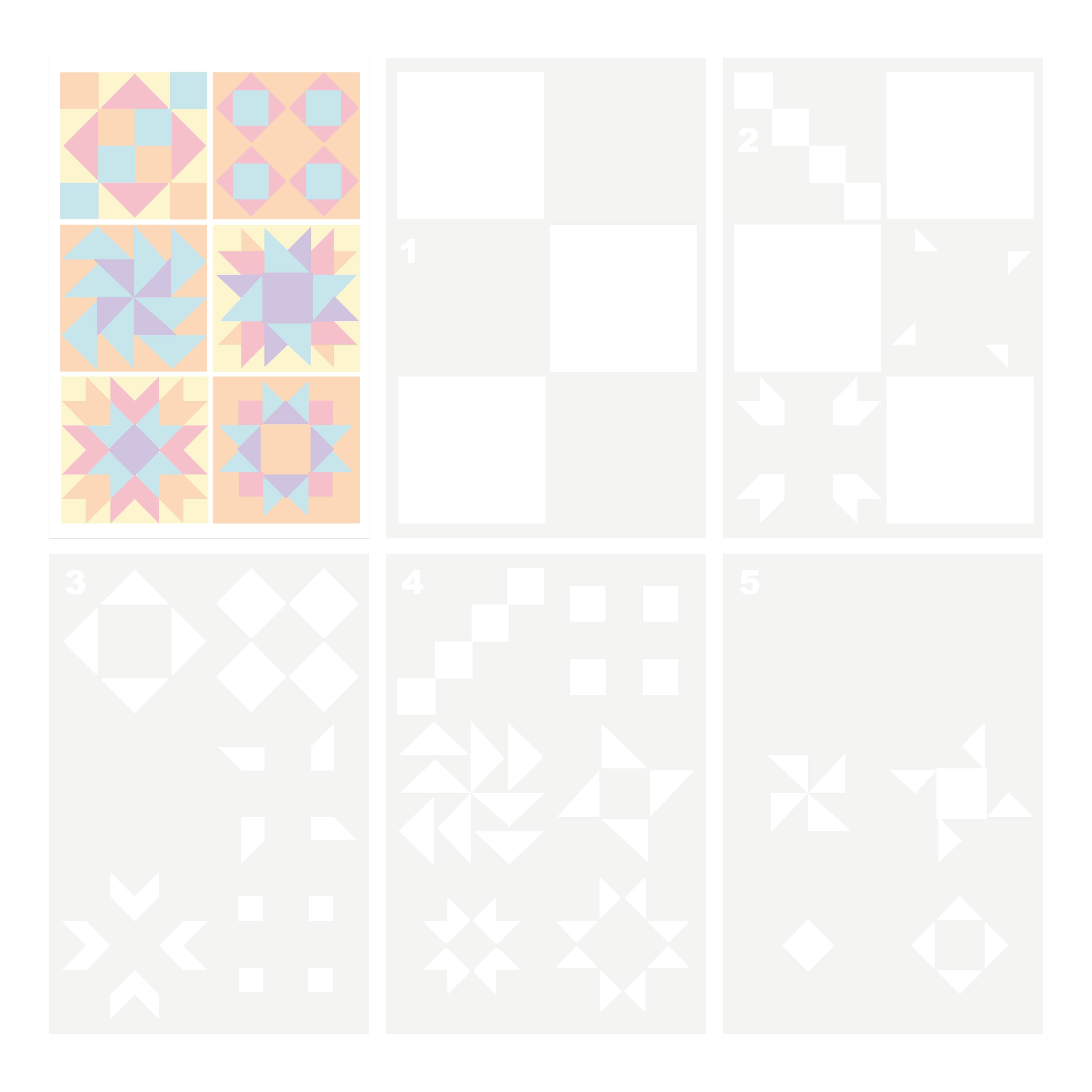 Quilt Layering Stencils by Recollections&#x2122;