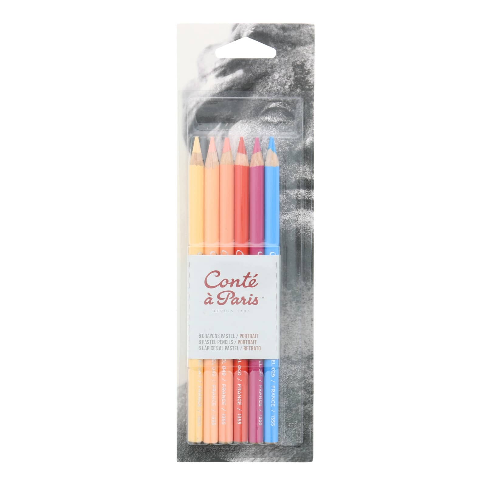 Derwent Pastel Pencil 6-Color Set