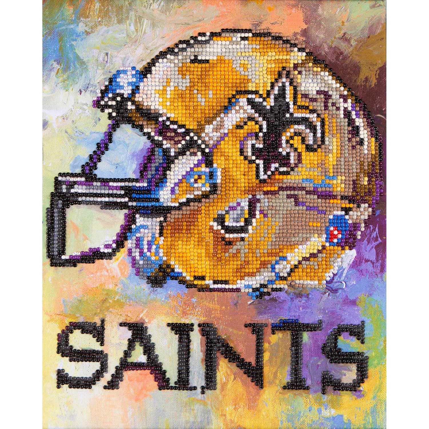 Diamond Art Intermediate NFL New Orleans Saints Kit