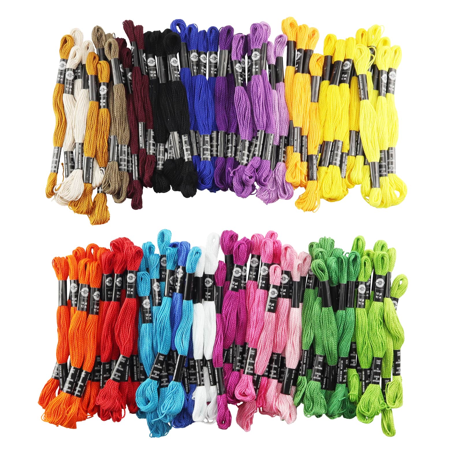 12 Packs: 105 ct. (1260 total) Craft Cord Value Pack by Loops &#x26; Threads&#xAE;