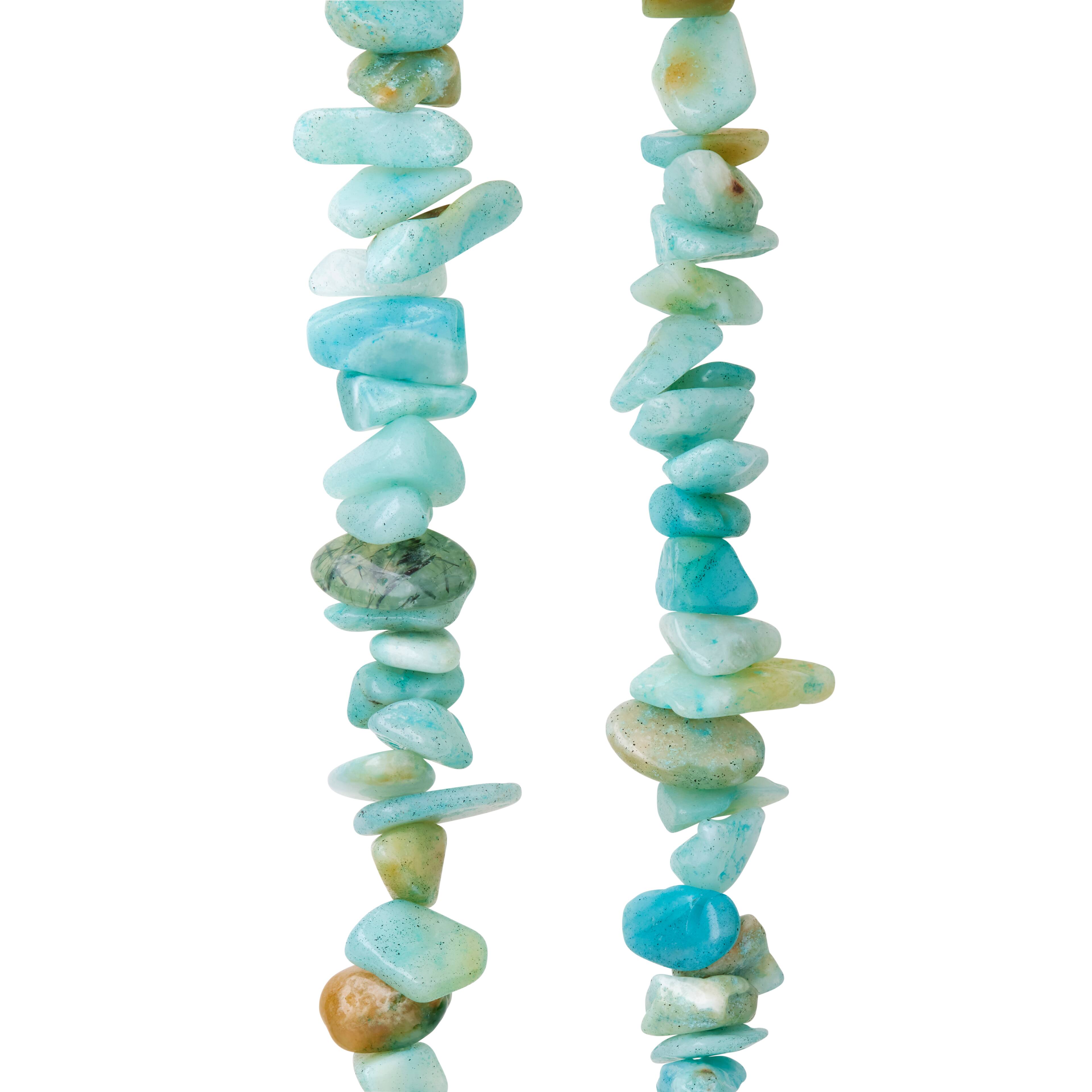 12 Packs: 54 ct. (648 total) Amazonite Chip Beads by Bead Landing&#x2122;