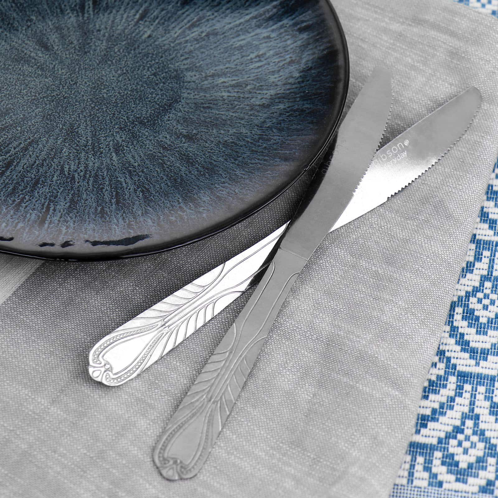 Gibson® Everyday Jasper 18-Piece Dinner Knife Set