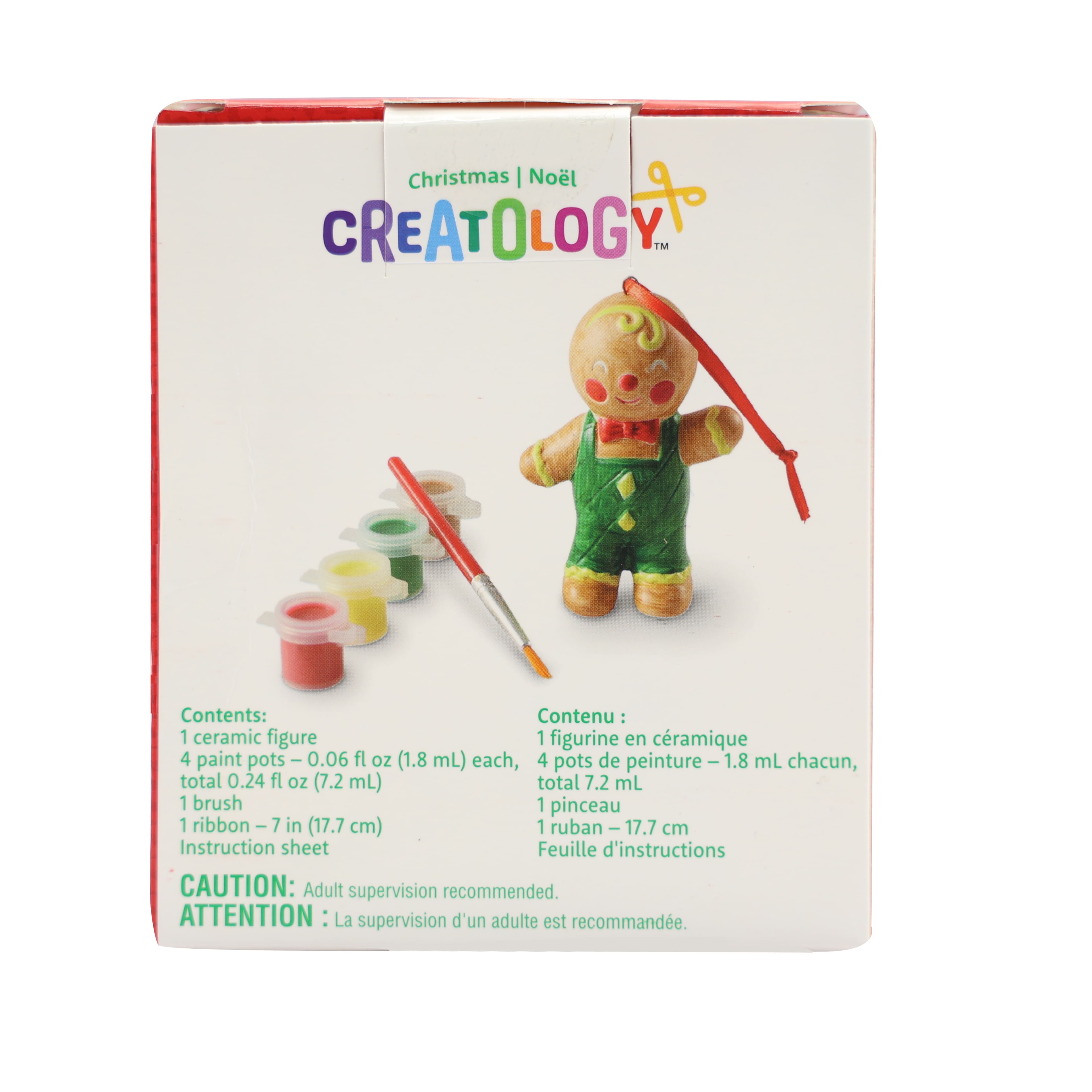 Christmas 3D Gingerbread Ceramic Ornament Kit by Creatology&#x2122;