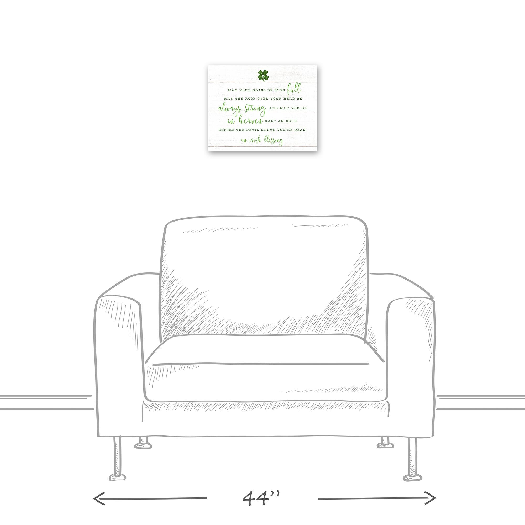 Irish Blessings Quote Canvas 11" x 14" Canvas Wall Art