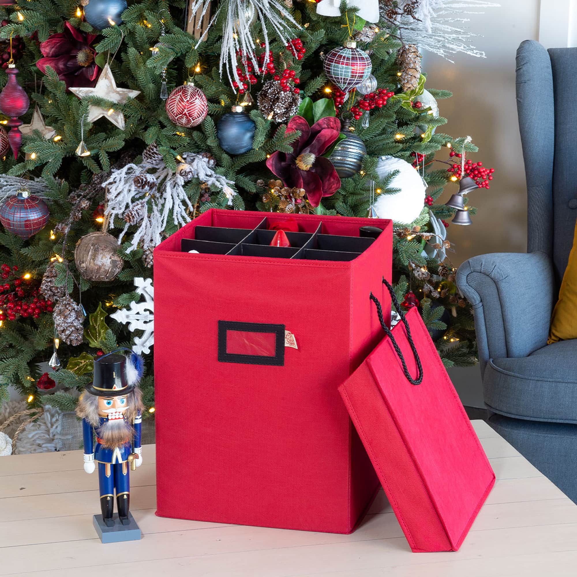 Christmas Install N' Store Lighting & Cord Storage Set Santa's Bags 