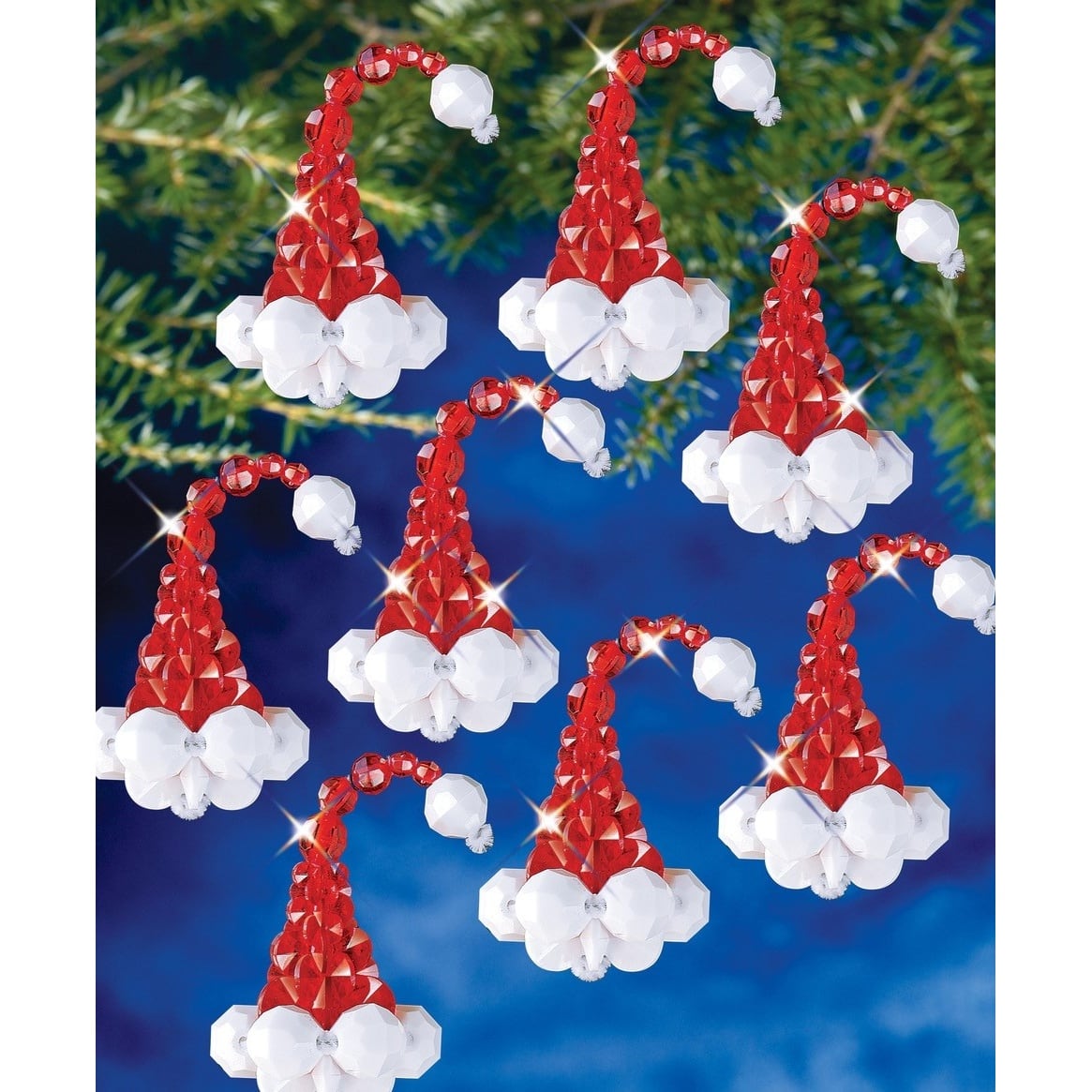 The Beadery® Santa's Hat Holiday Beaded Ornament Kit | Christmas