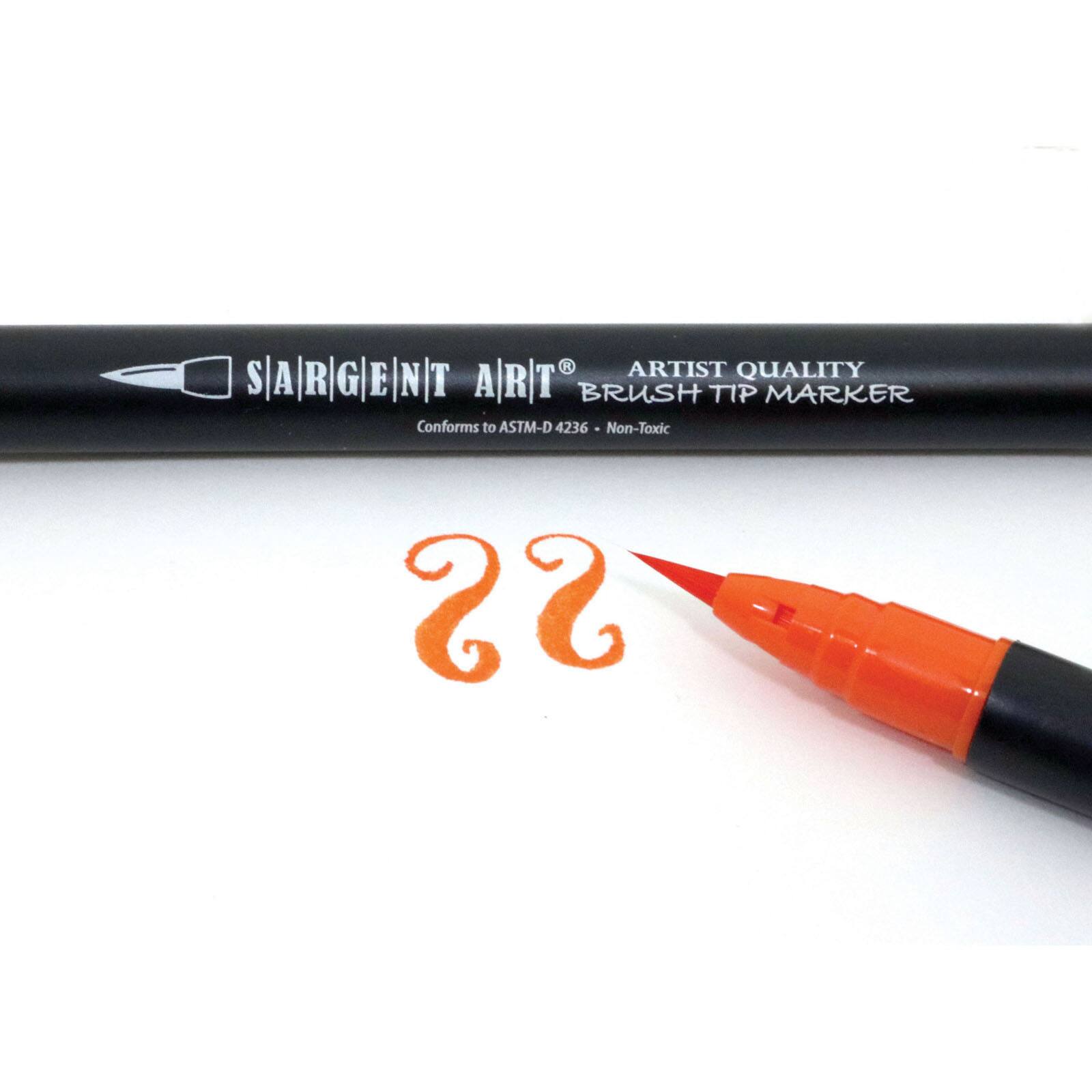 12 Packs: 18 ct. (216 total) Sargent Art® Artist Quality Brush Tip Marker  Set