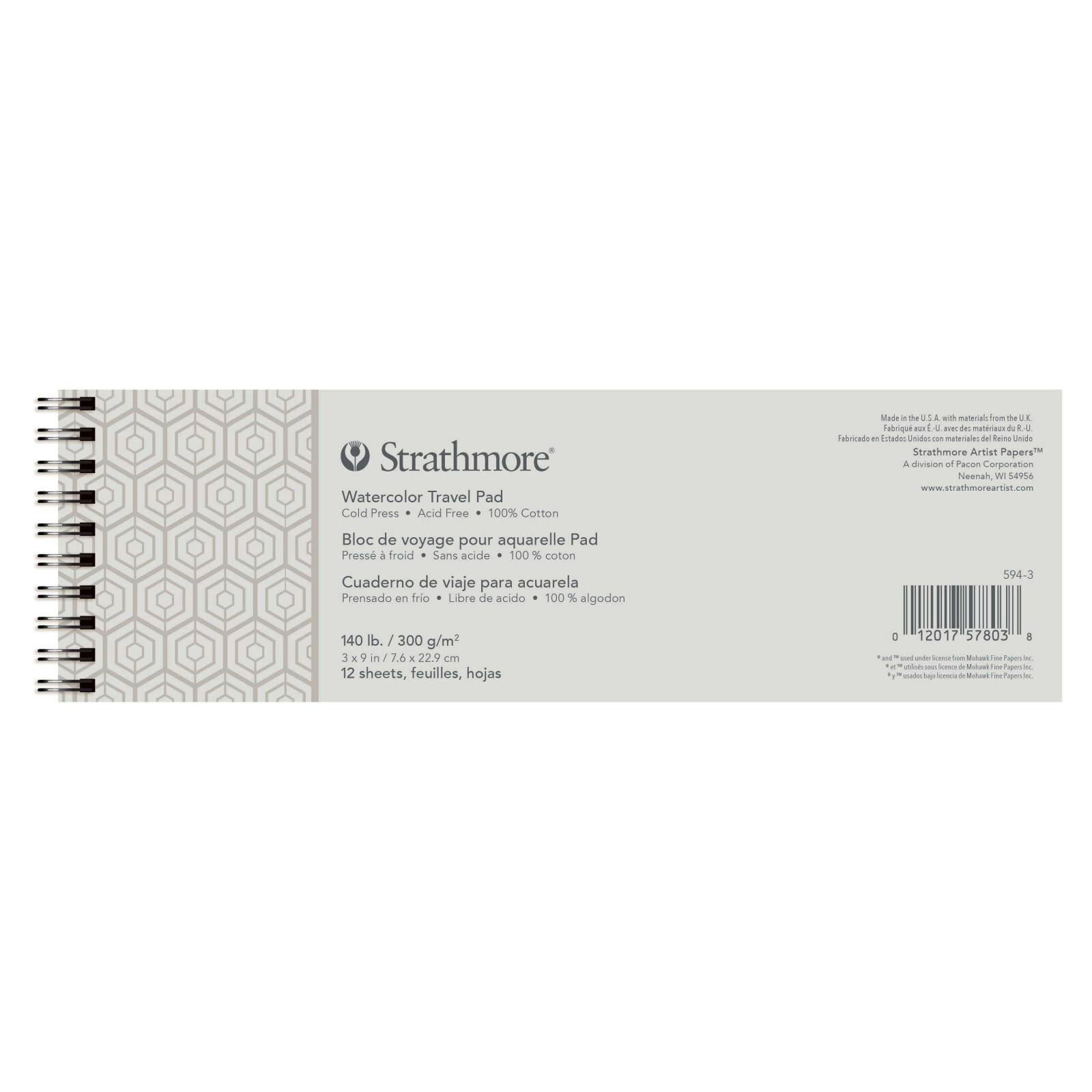 Strathmore® Watercolor Paper Travel Pad, 3" x 9"