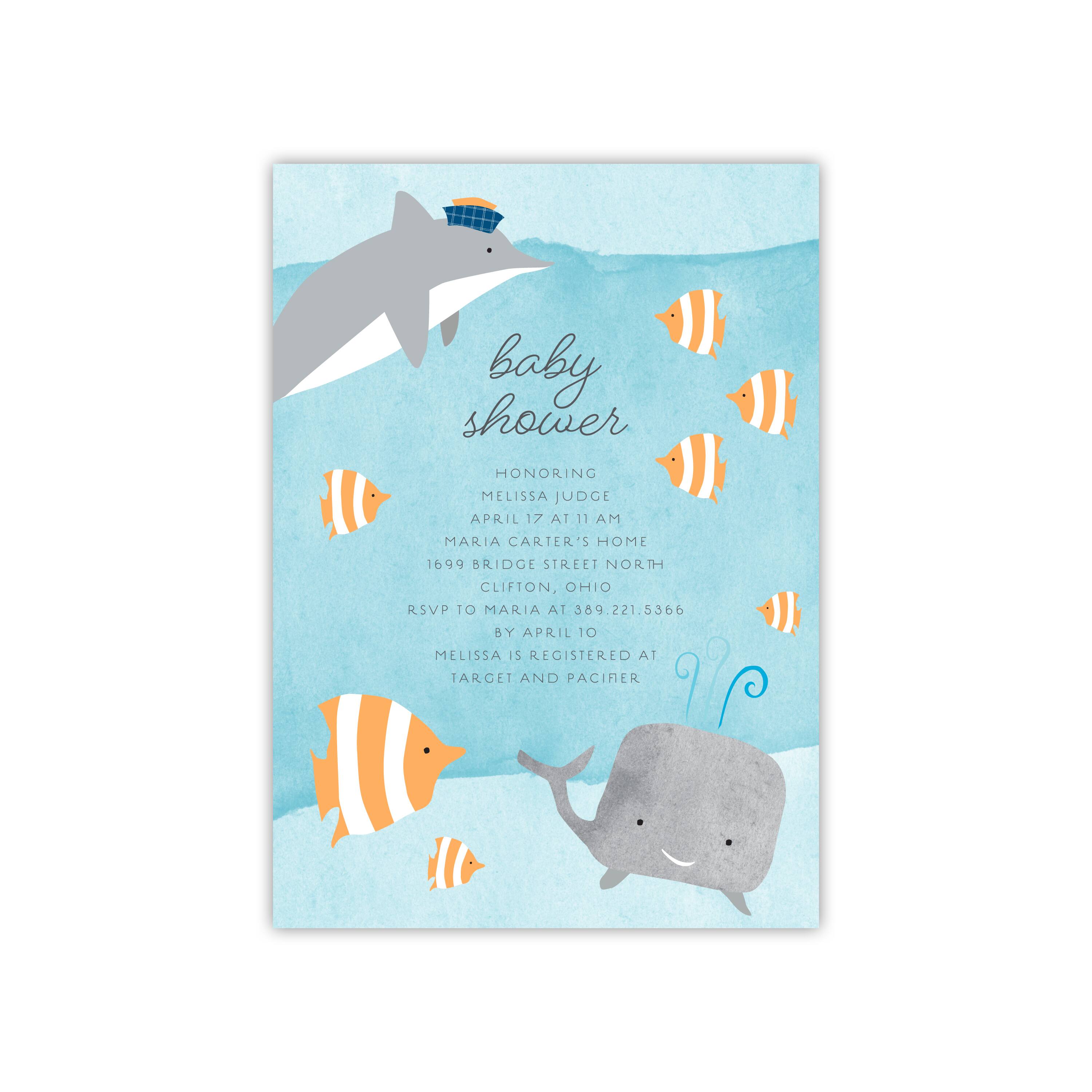 sea life baby shower decorations