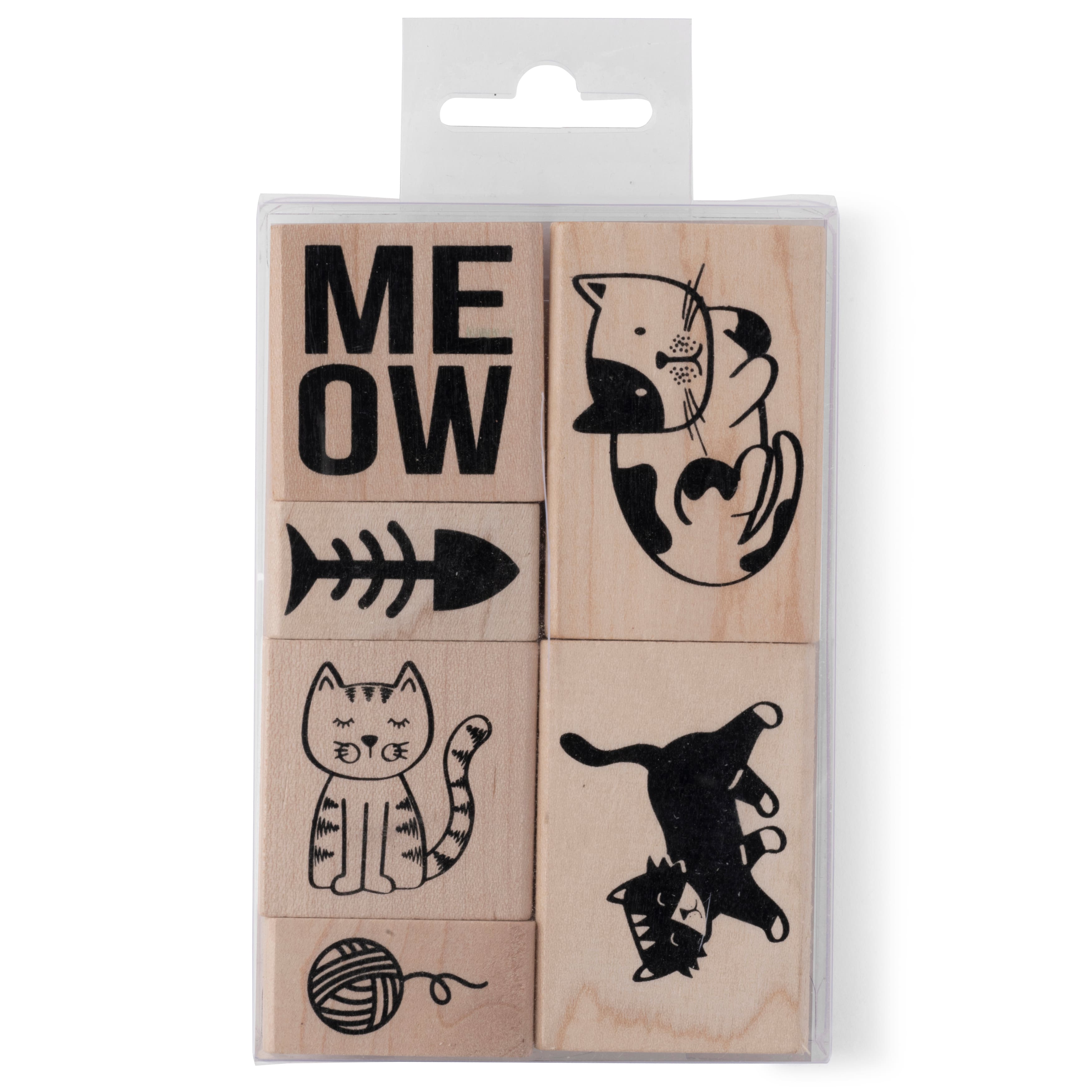 Cats Wood Stamp Set by Recollections™
