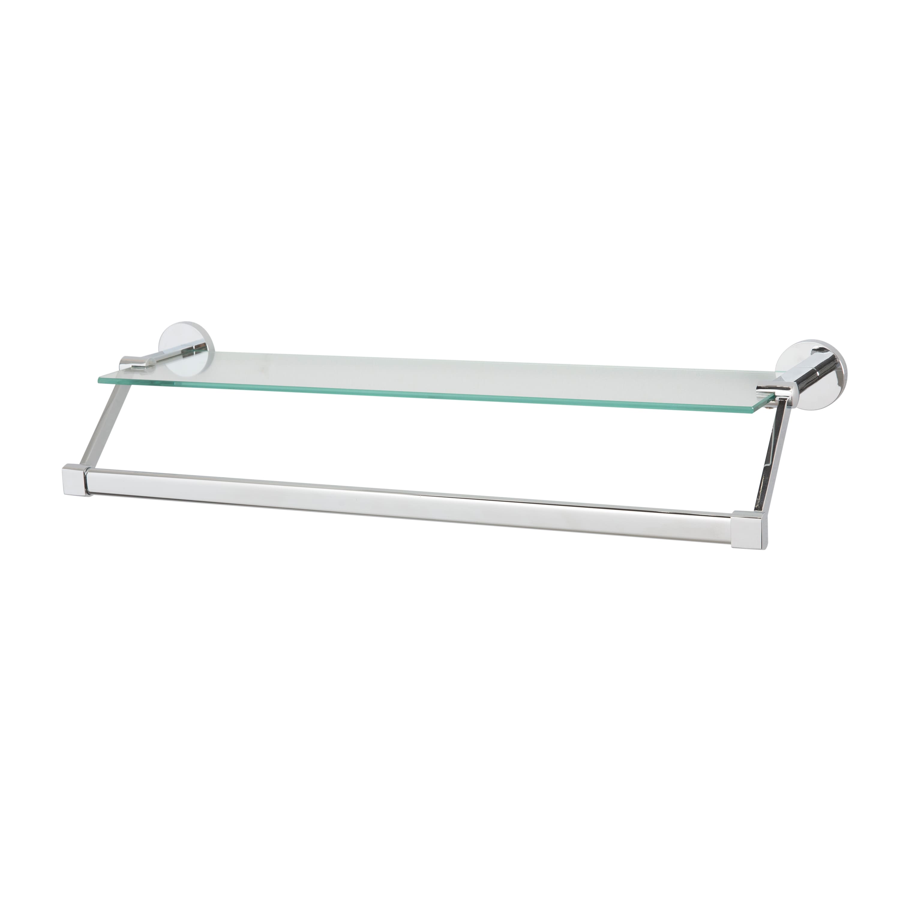 Organize It All Hanging Glass Shelf & Towel Bar