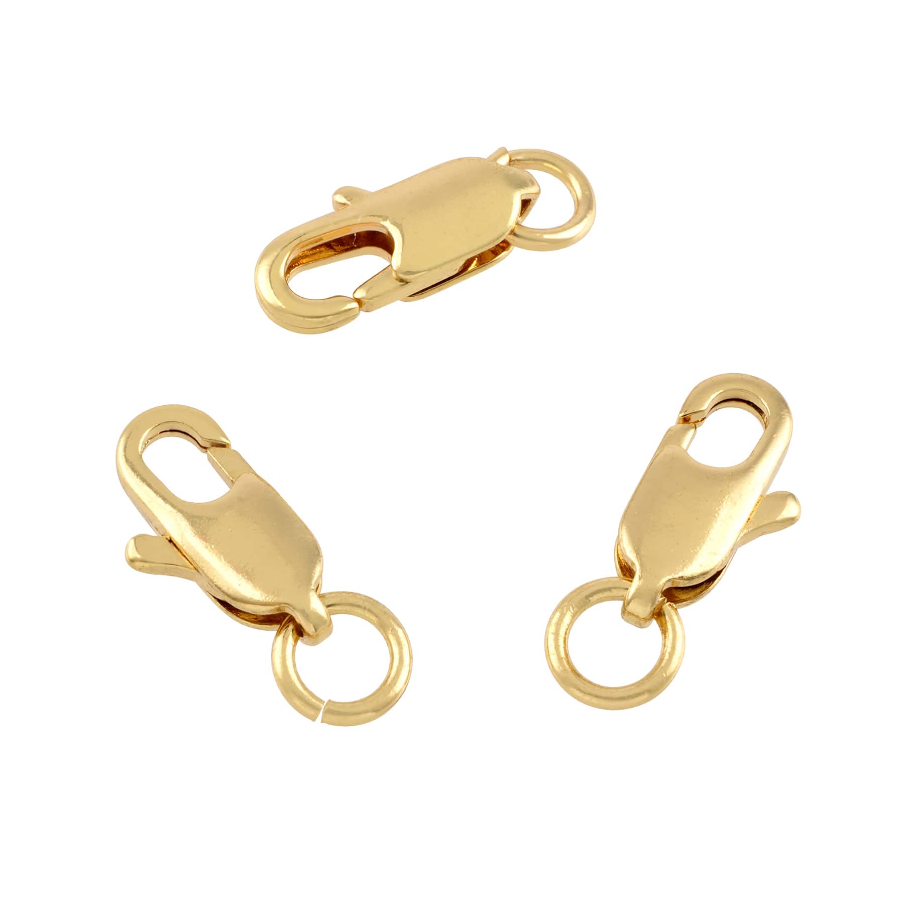 12 Packs: 10 ct. (120 total) 13mm Lobster Clasps by Bead Landing™