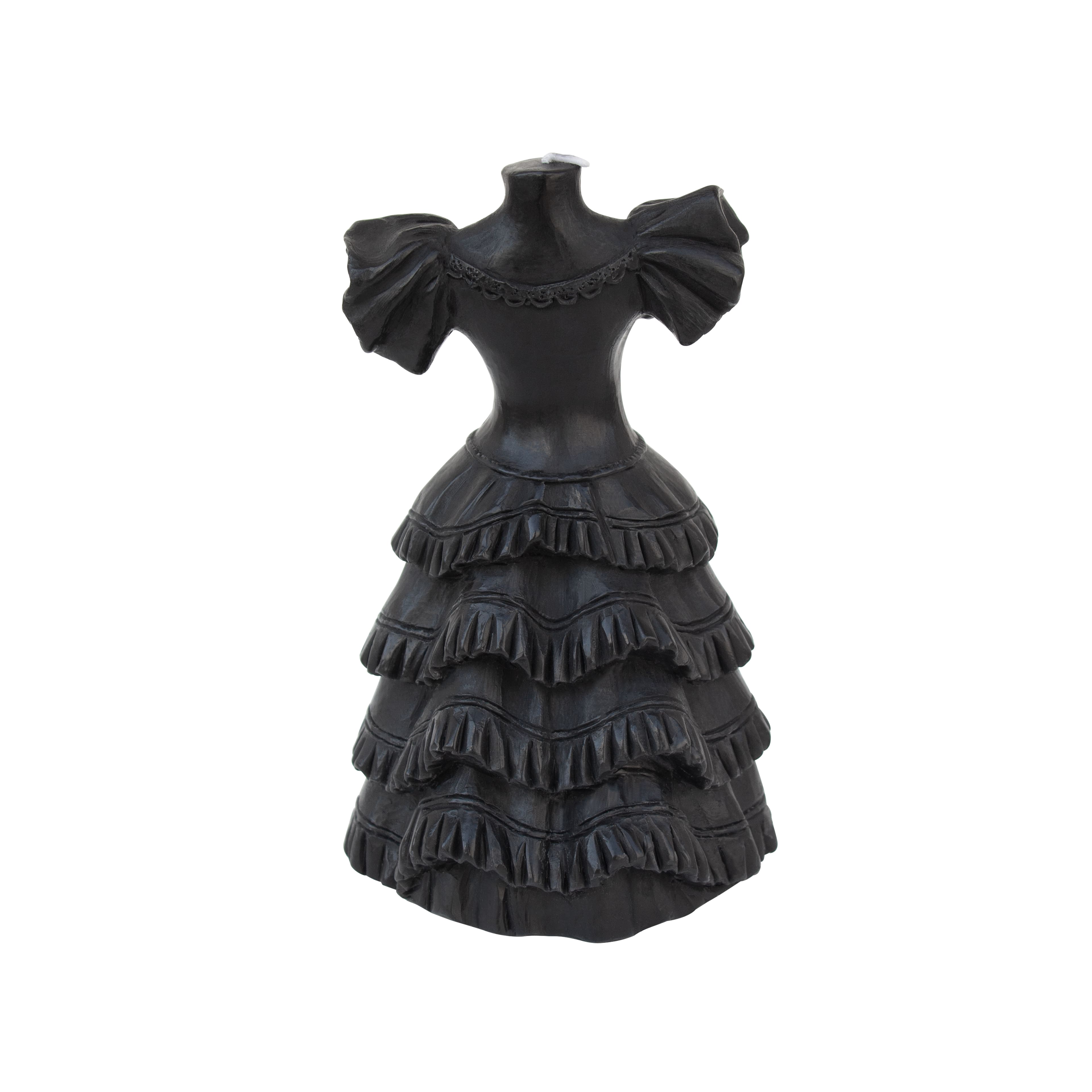 6&#x22; Black Halloween Dress Candle by Ashland&#xAE;