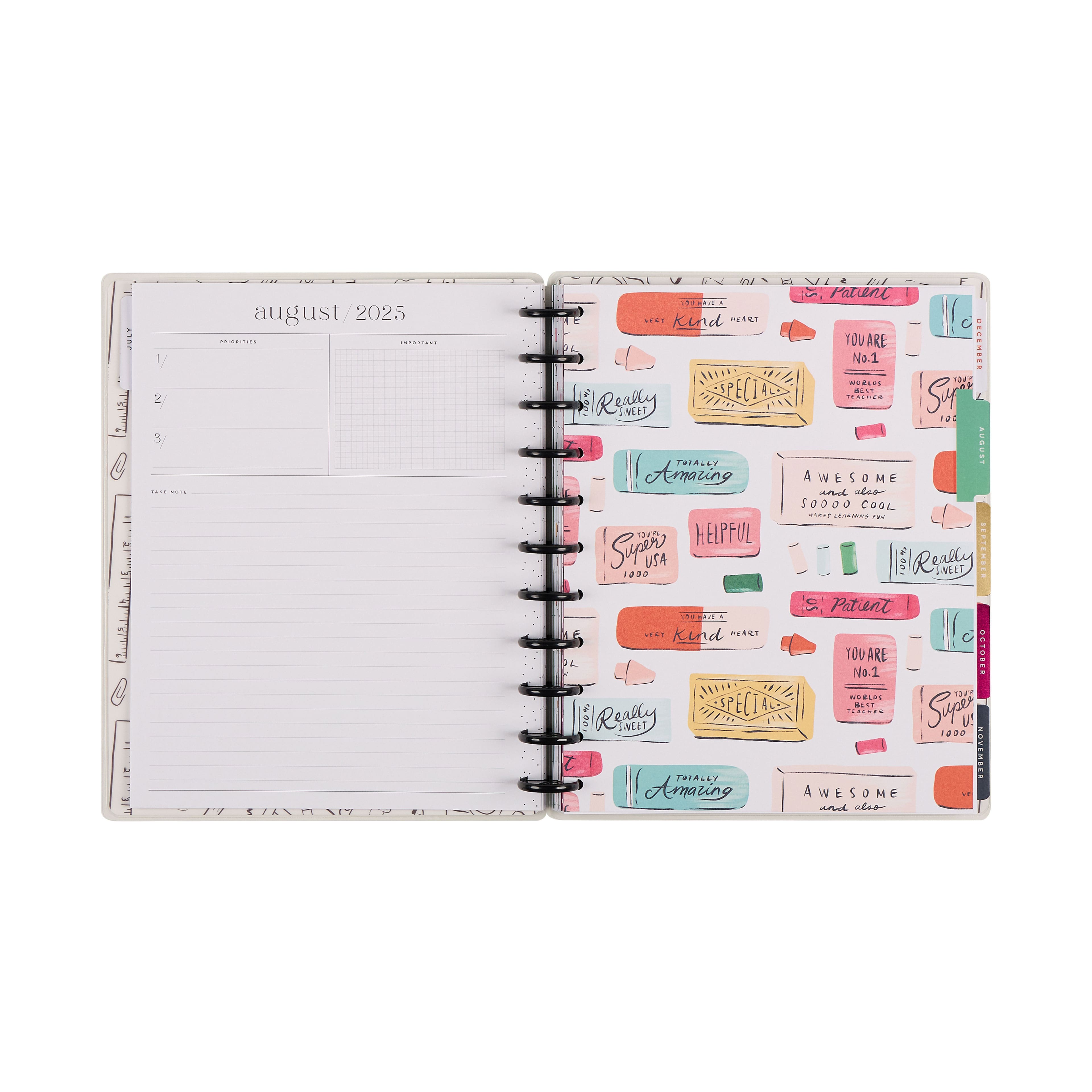 The Big Happy Planner&#xAE; 2025 Pawsitive Teacher 12 Month Planner Box Kit